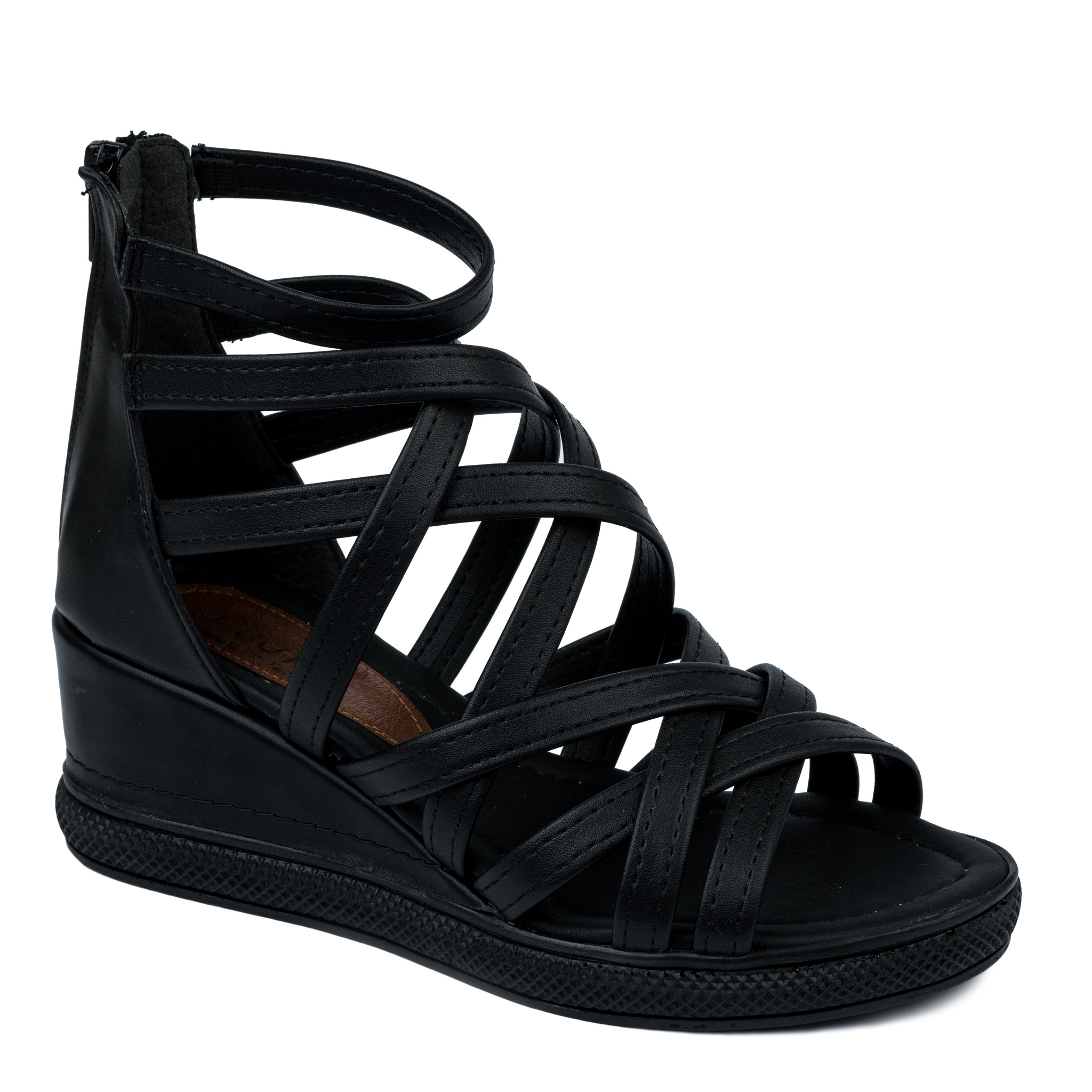 Women sandals A600 - BLACK