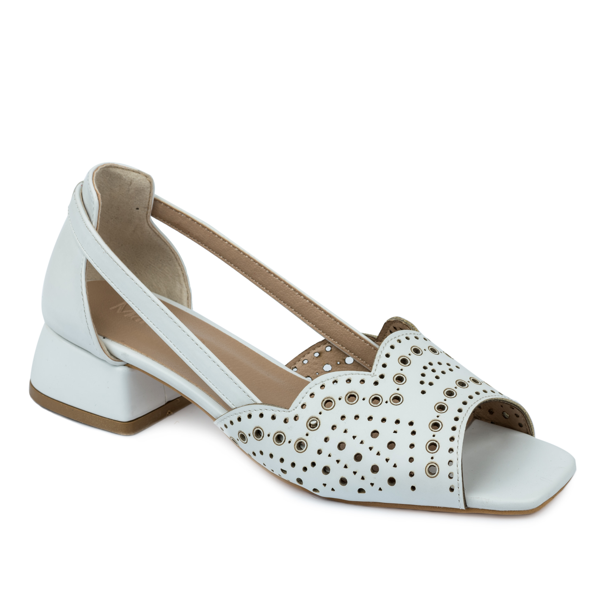Women sandals A608 - WHITE