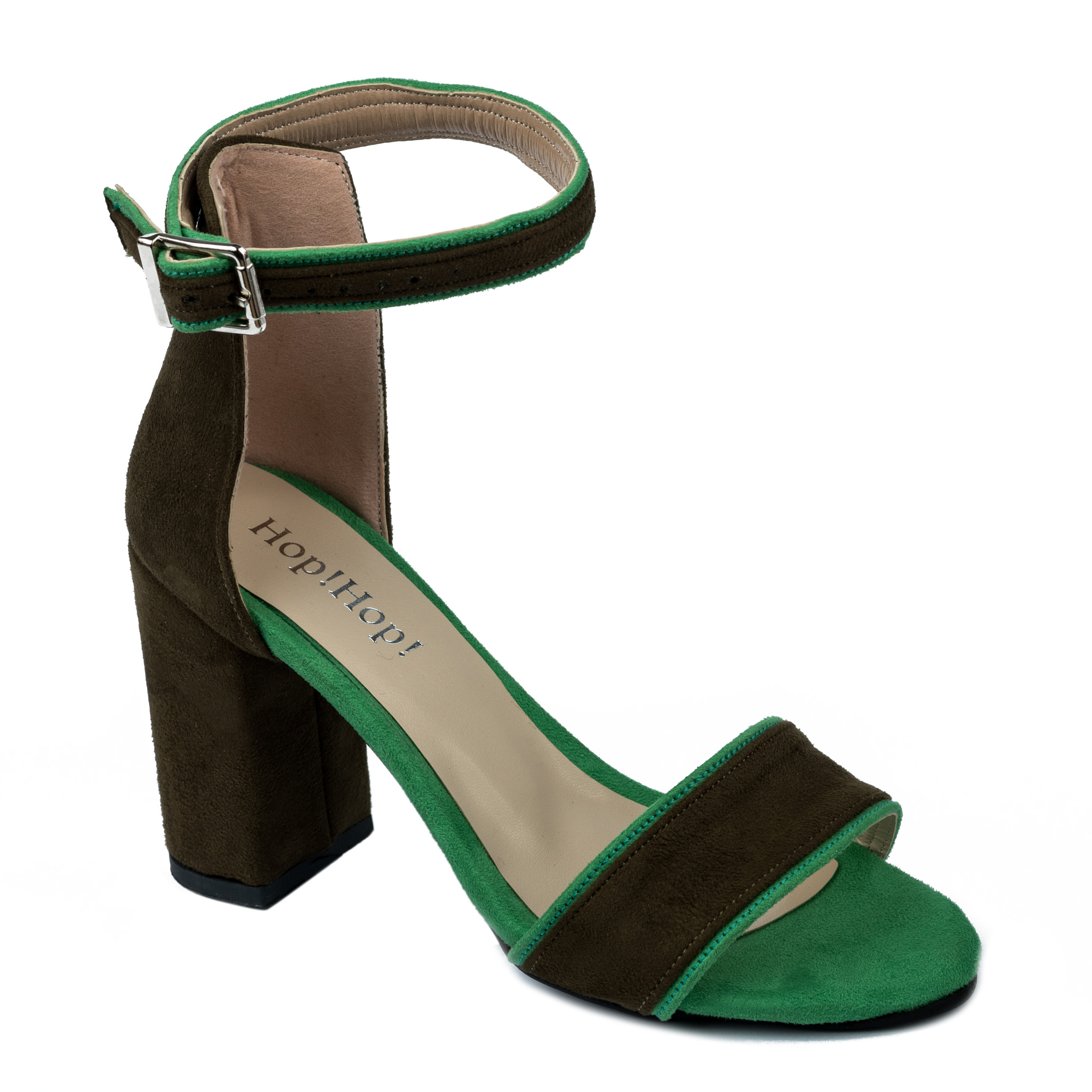 Women sandals A626 - DARK GREEN