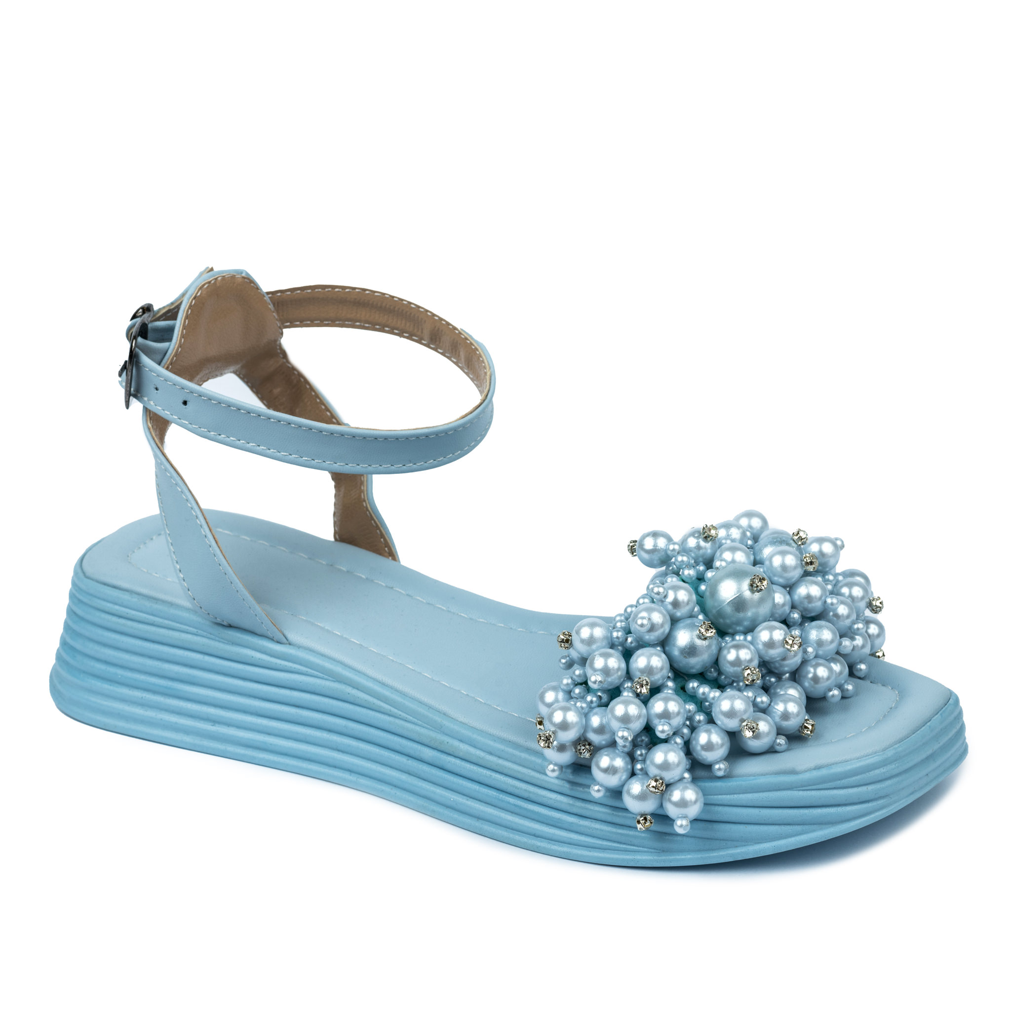 Women sandals A633 - BLUE