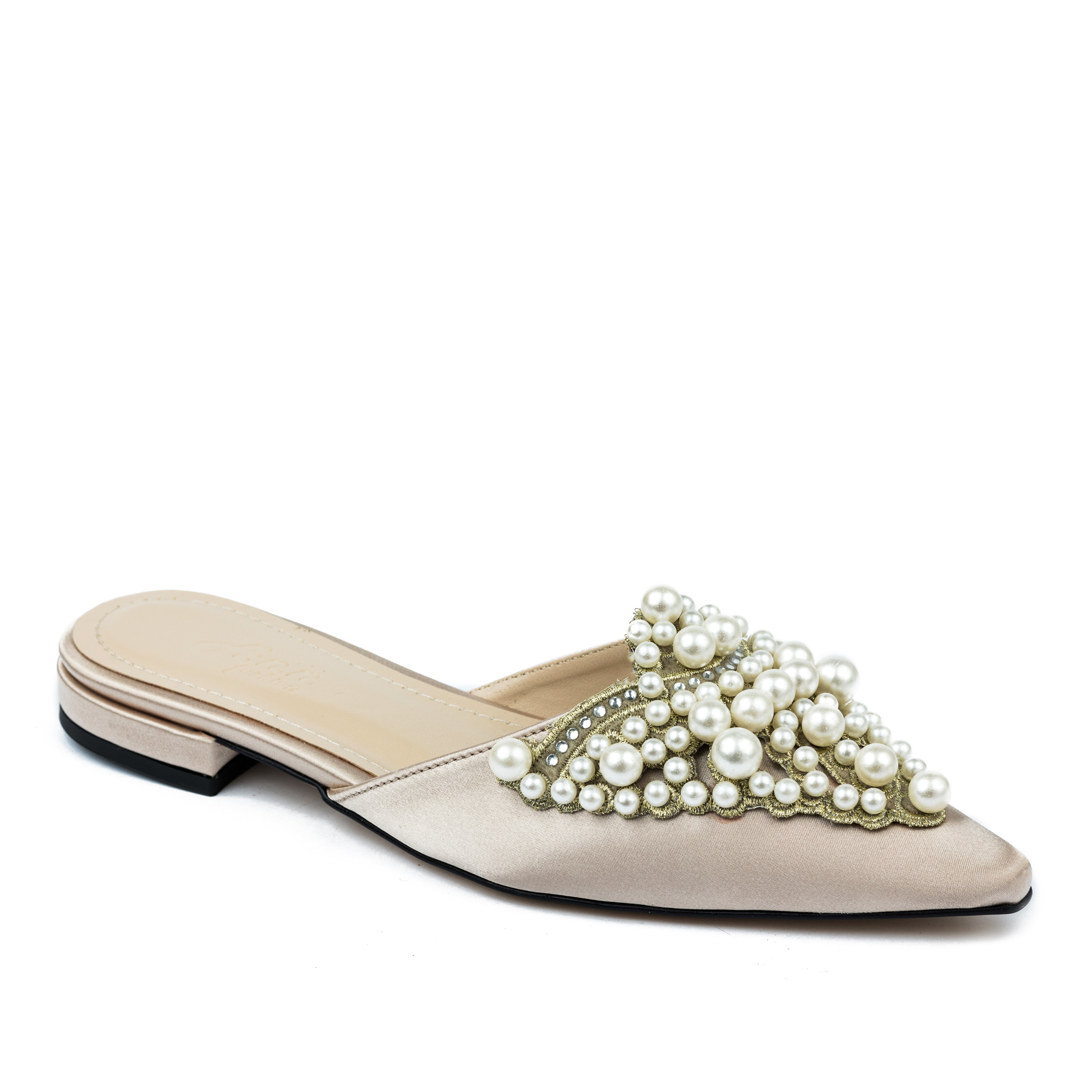 Women Slippers and Mules A661 - BEIGE