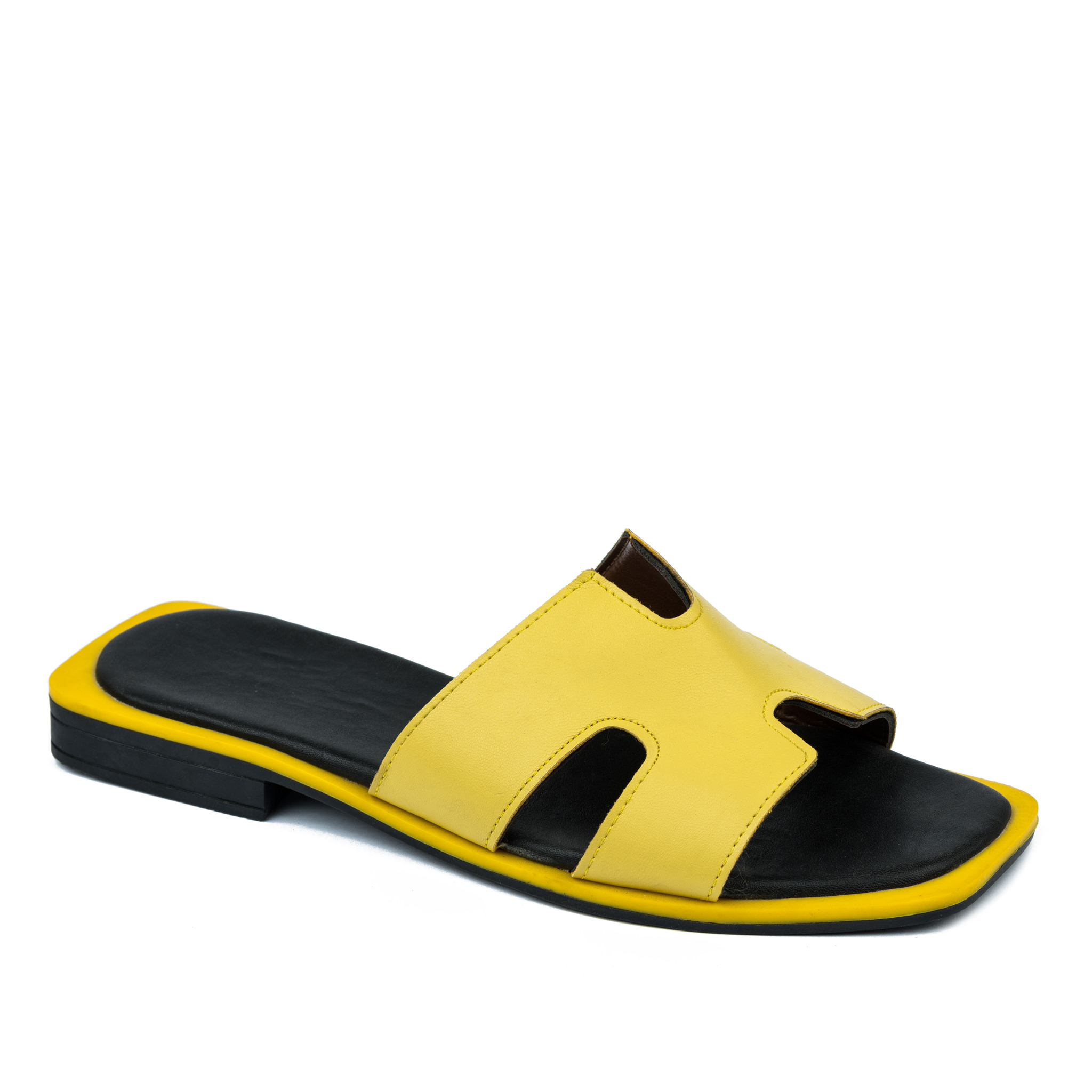 Women Slippers and Mules A662 - YELLOW