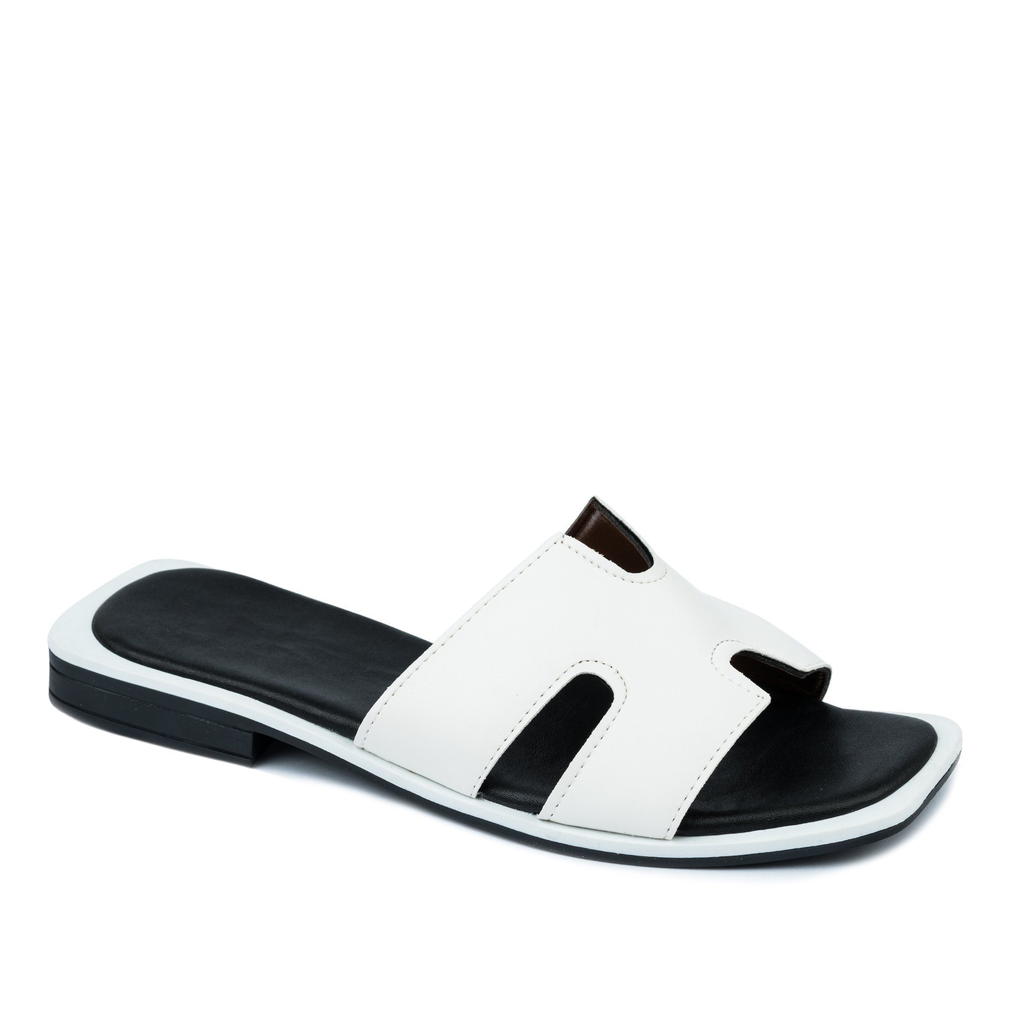 Women Slippers and Mules A662 - WHITE