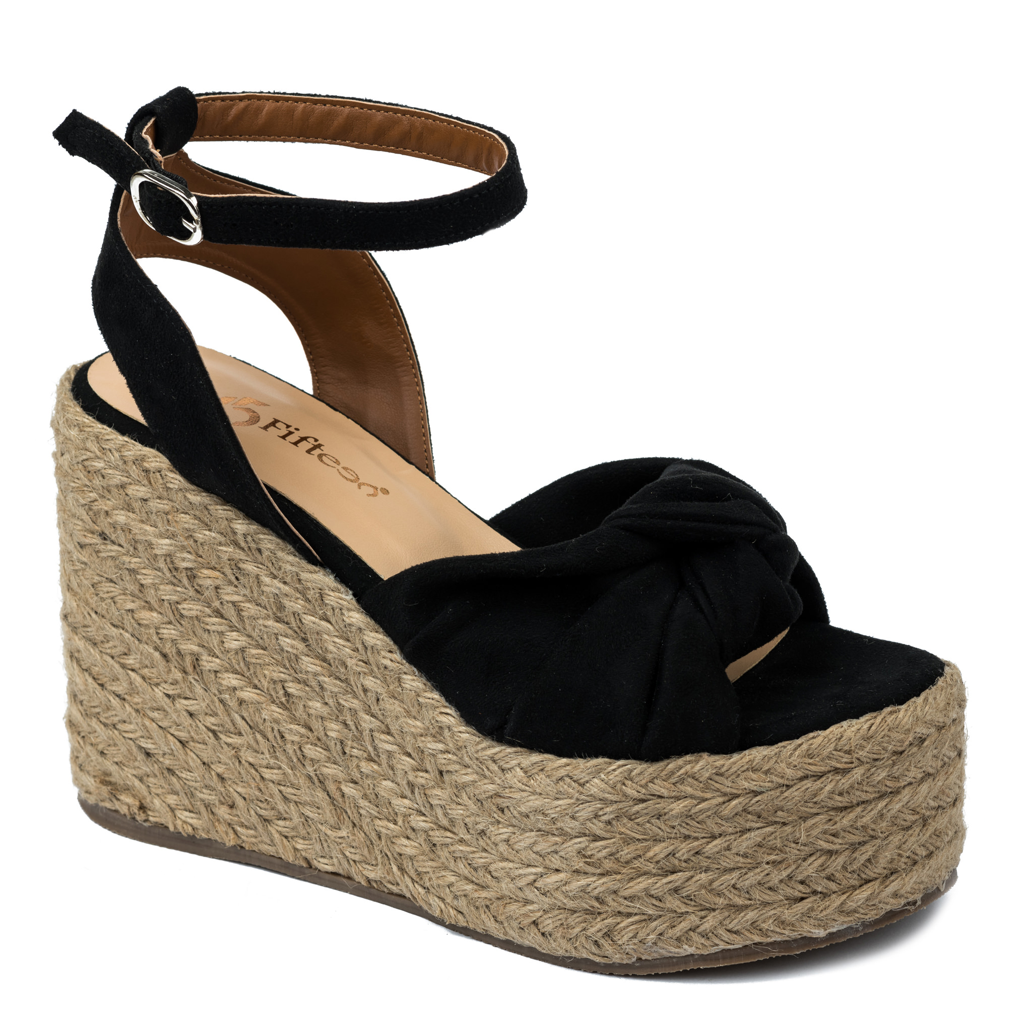 Women espadrilles and slip-ons A664 - BLACK