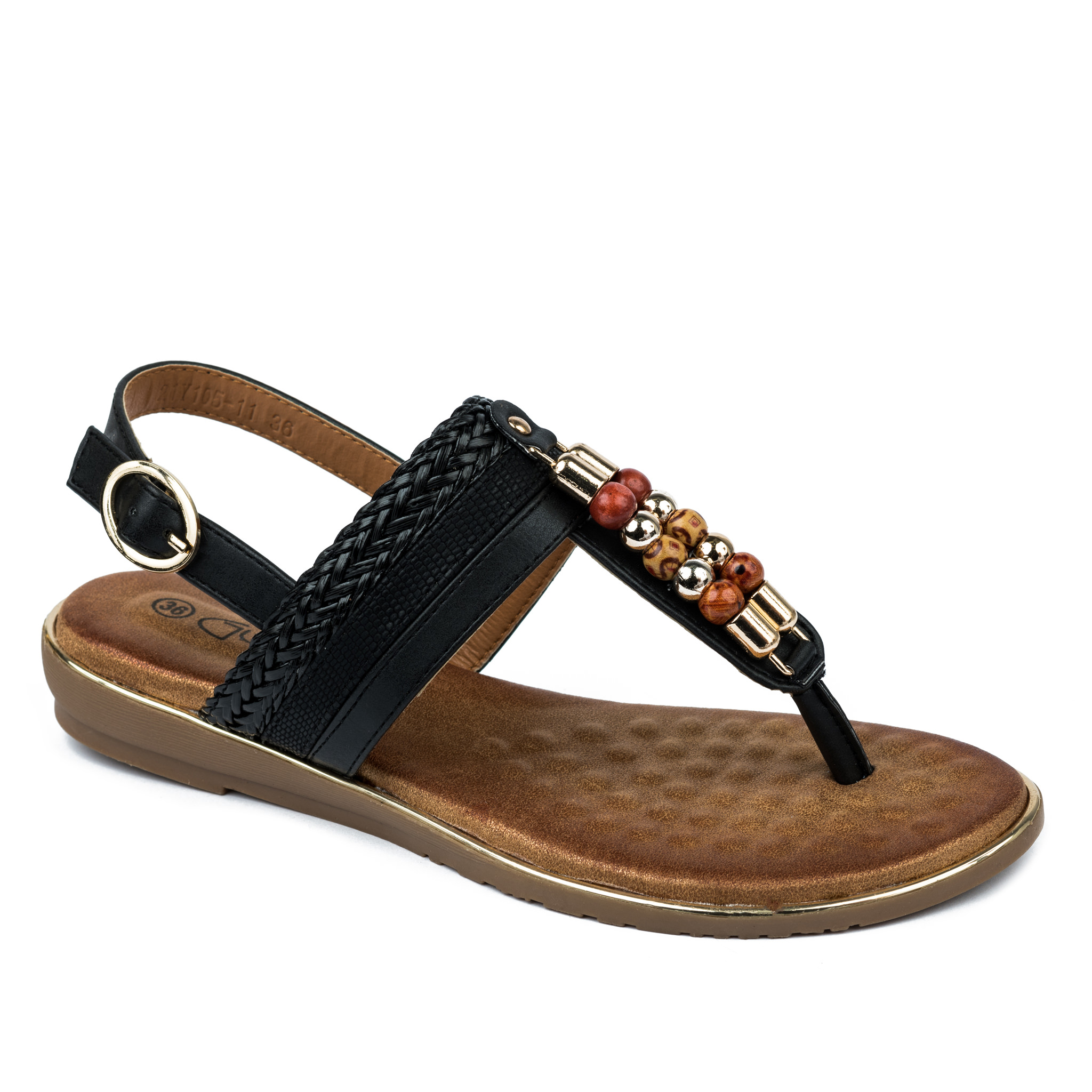 Women sandals A668 - BLACK
