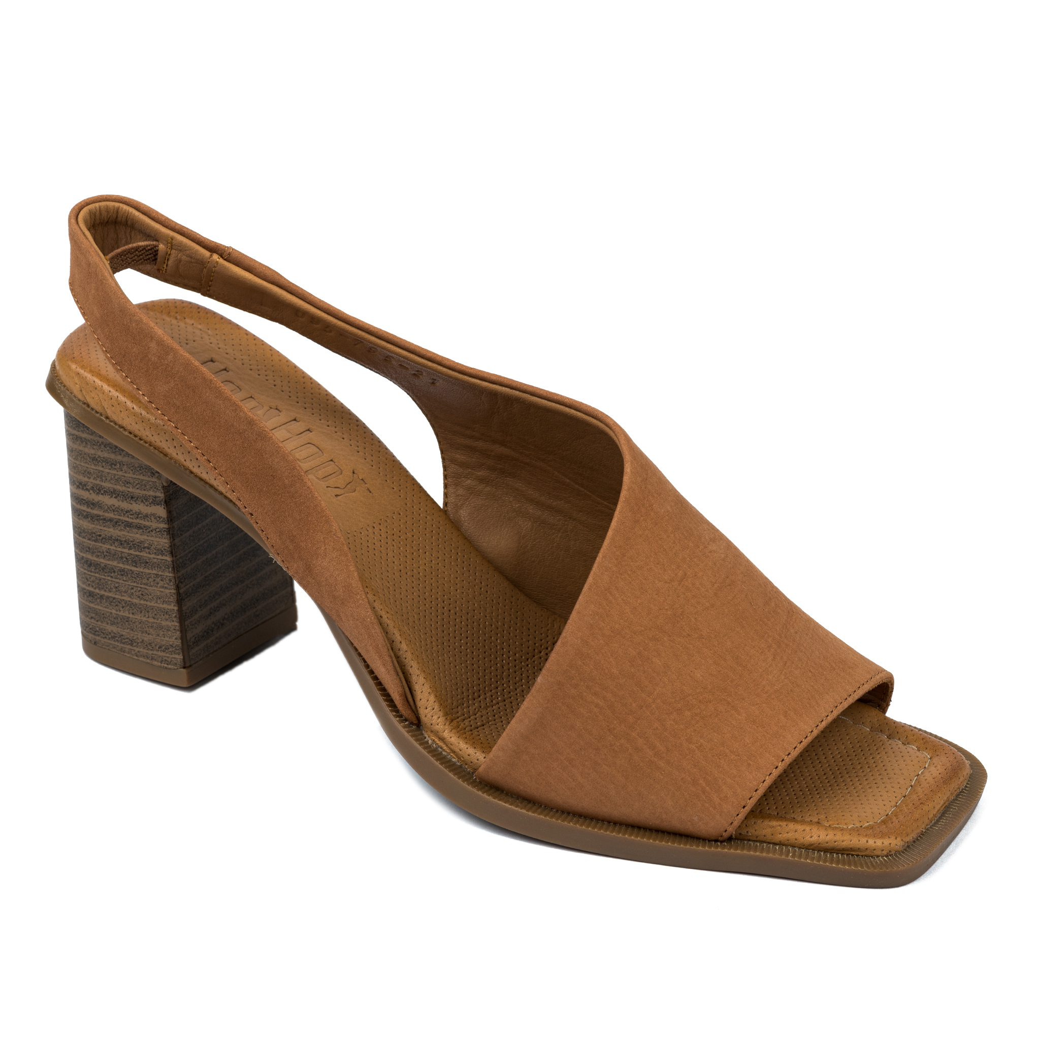 Leather sandals A675 - CAMEL