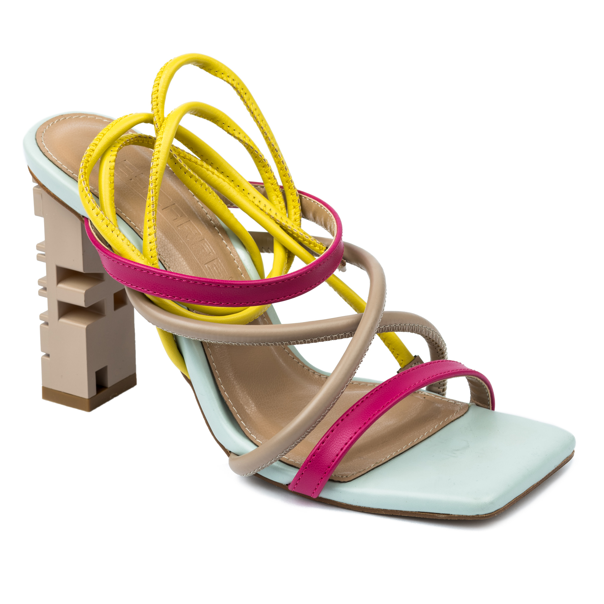 Women sandals A714 - BEIGE