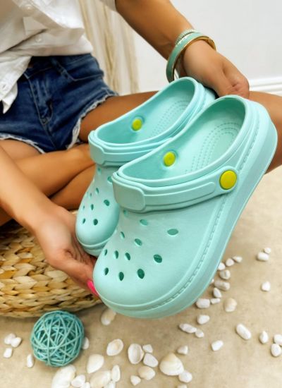 Rubber slippers A720 - MINT