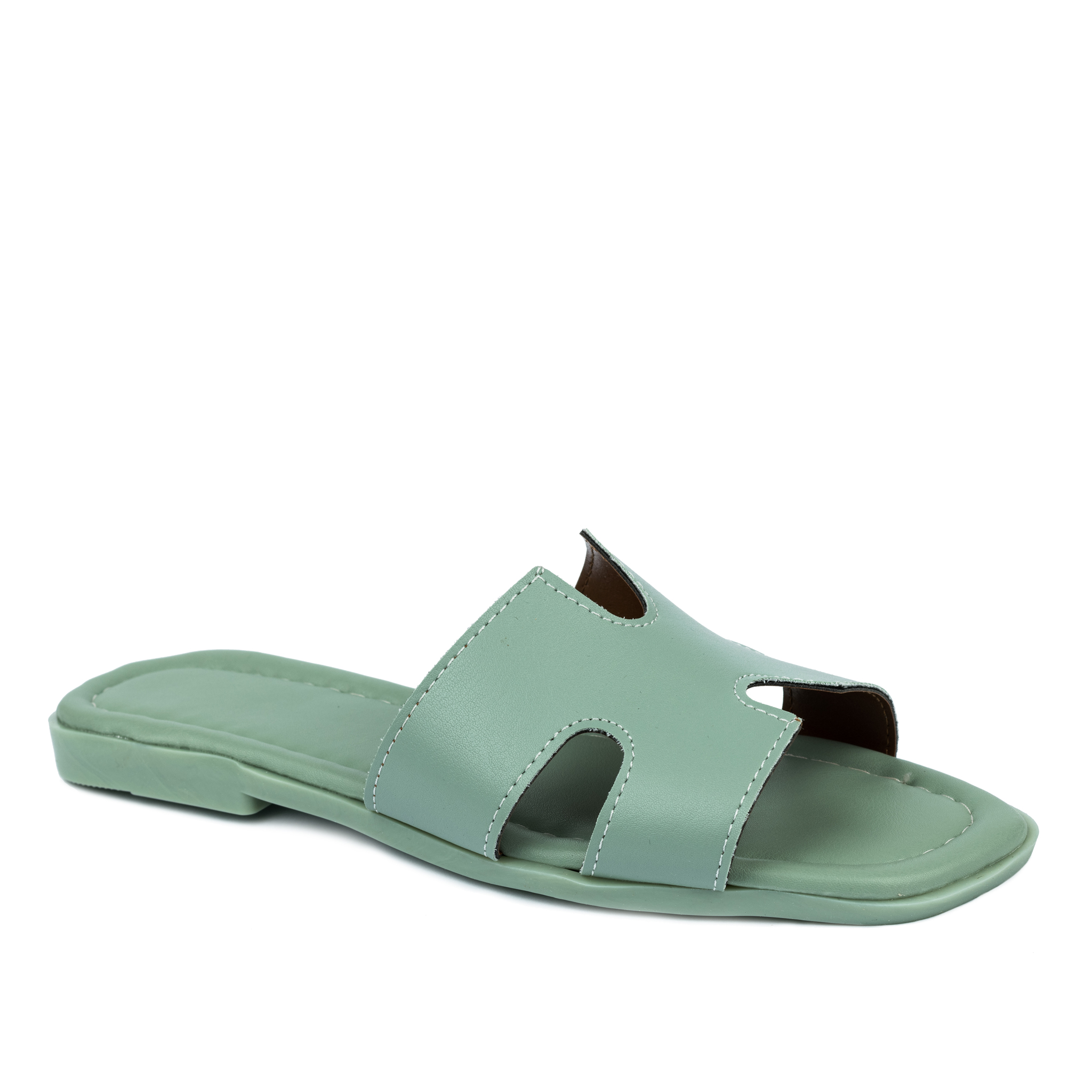 Women Slippers and Mules A756 - GREEN