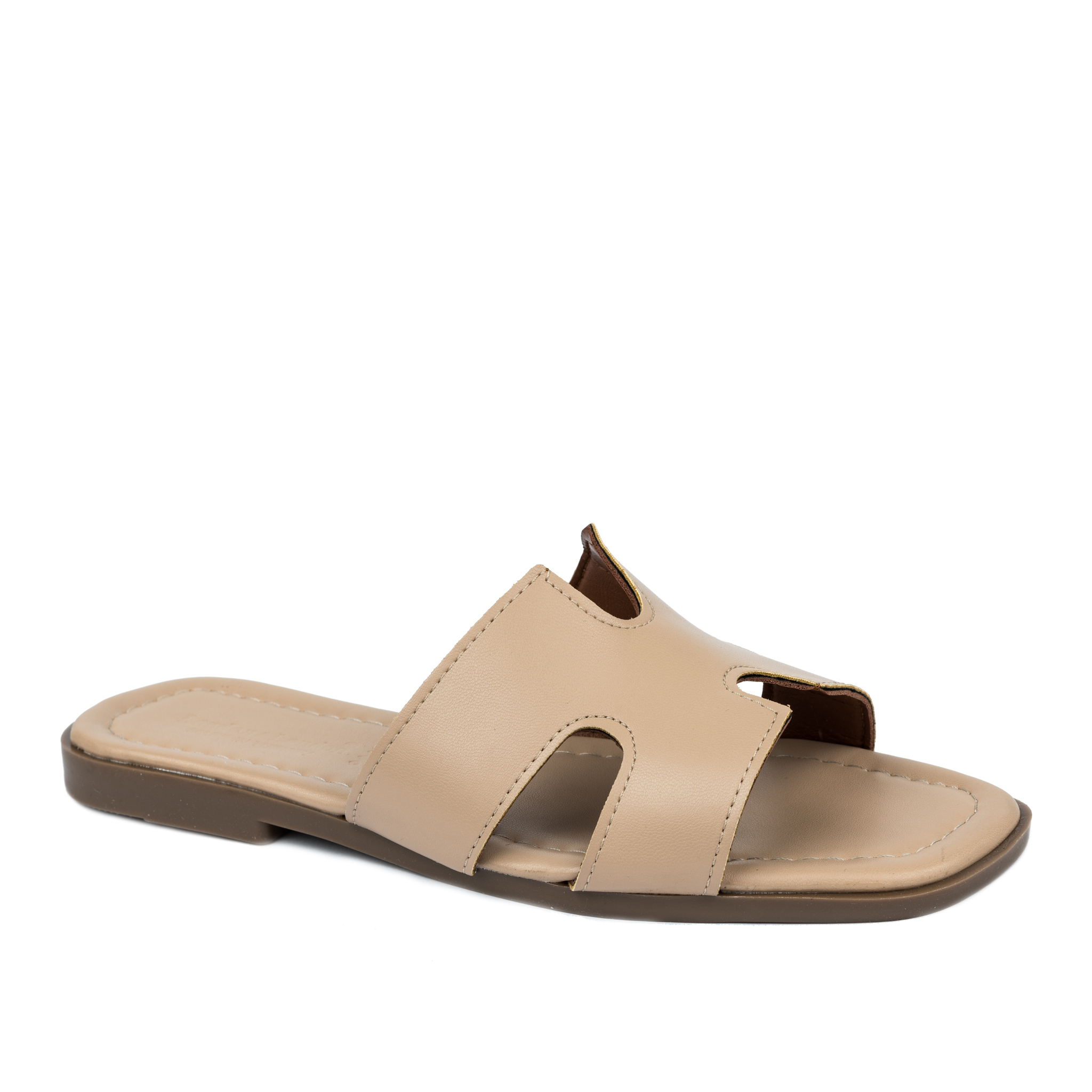 Women Slippers and Mules A549 - BEIGE