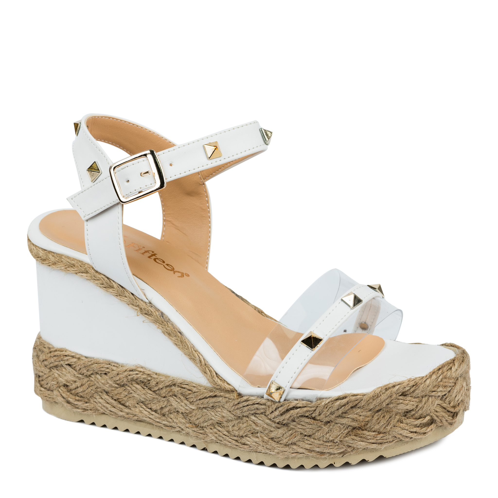 Women espadrilles and slip-ons A784 - WHITE