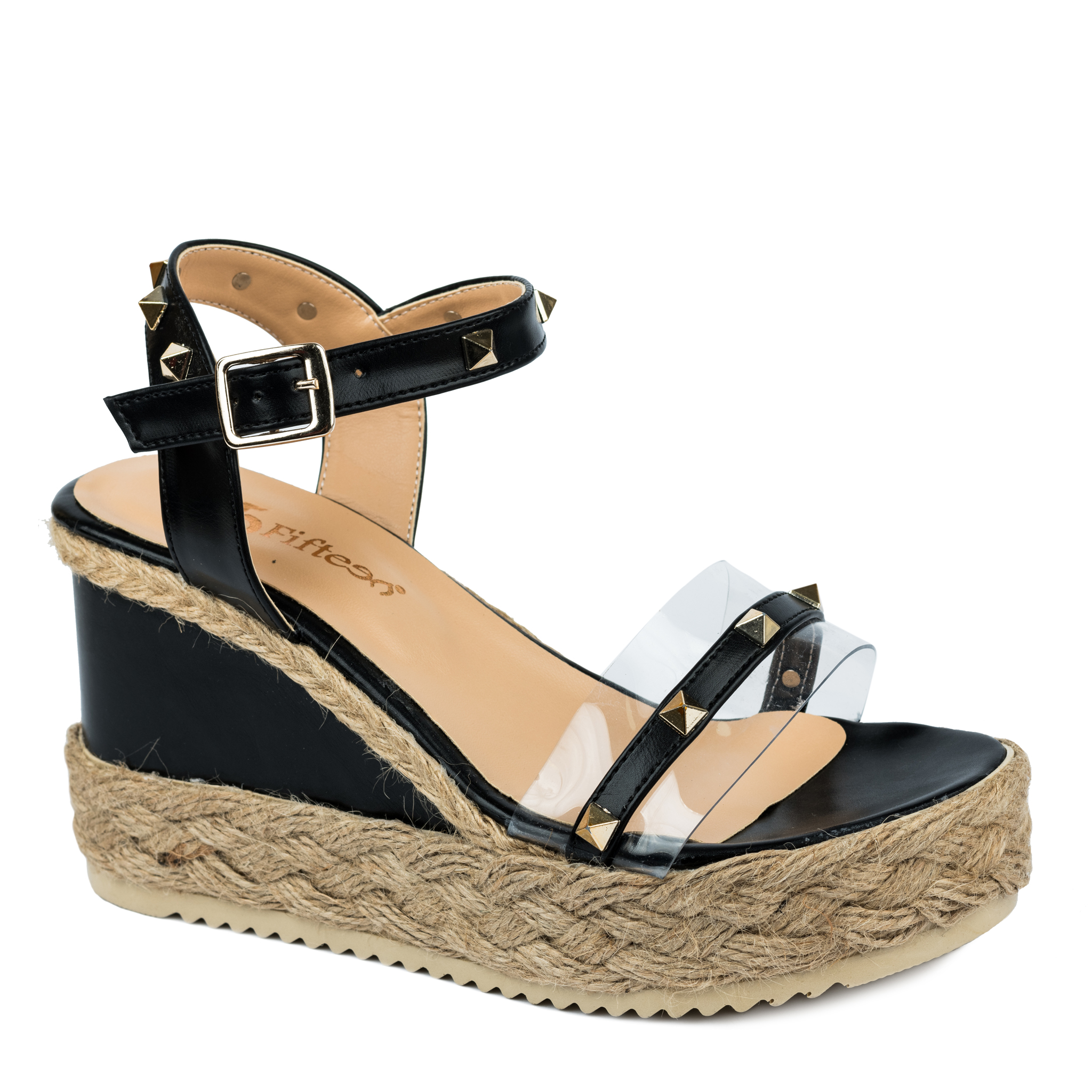 Women espadrilles and slip-ons A784 - BLACK