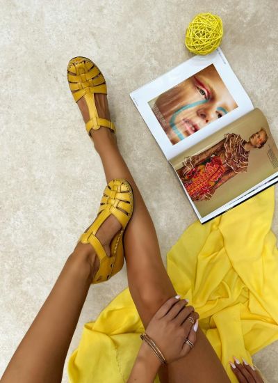 Sandale yellow best sale