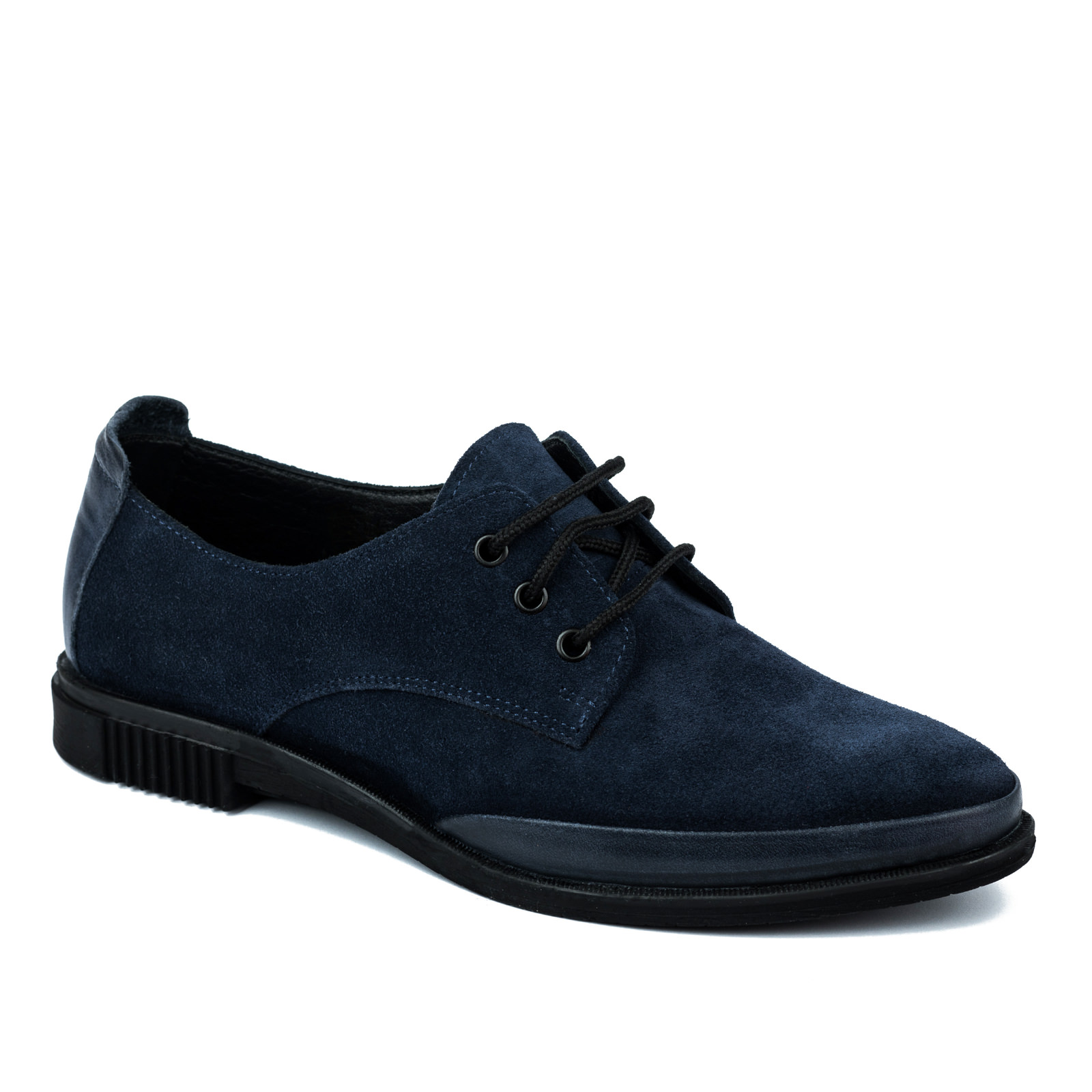Leather shoes & flats B014 - NAVY