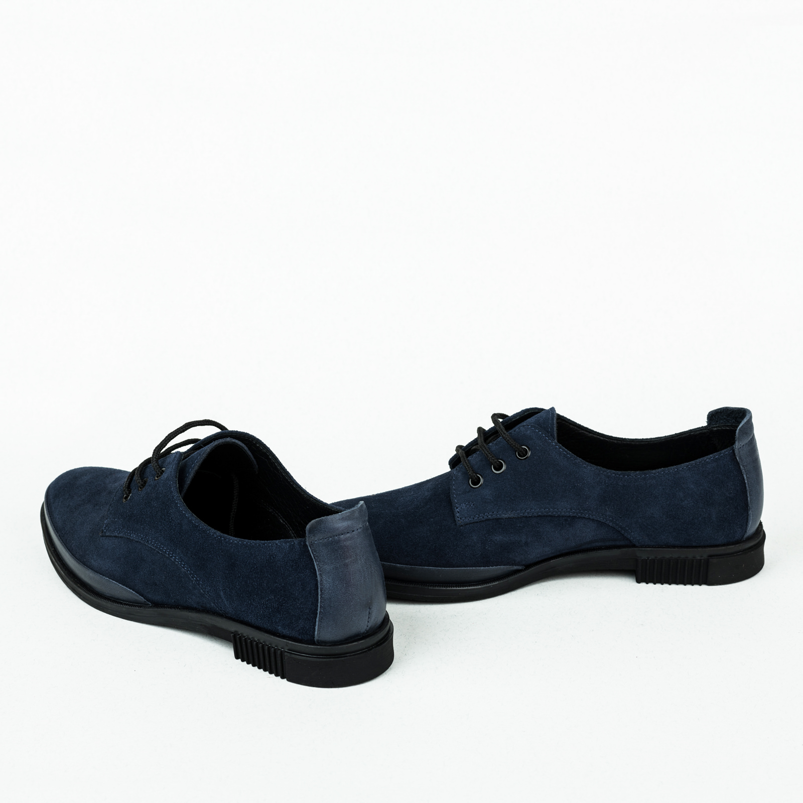 Leather shoes & flats B014 - NAVY