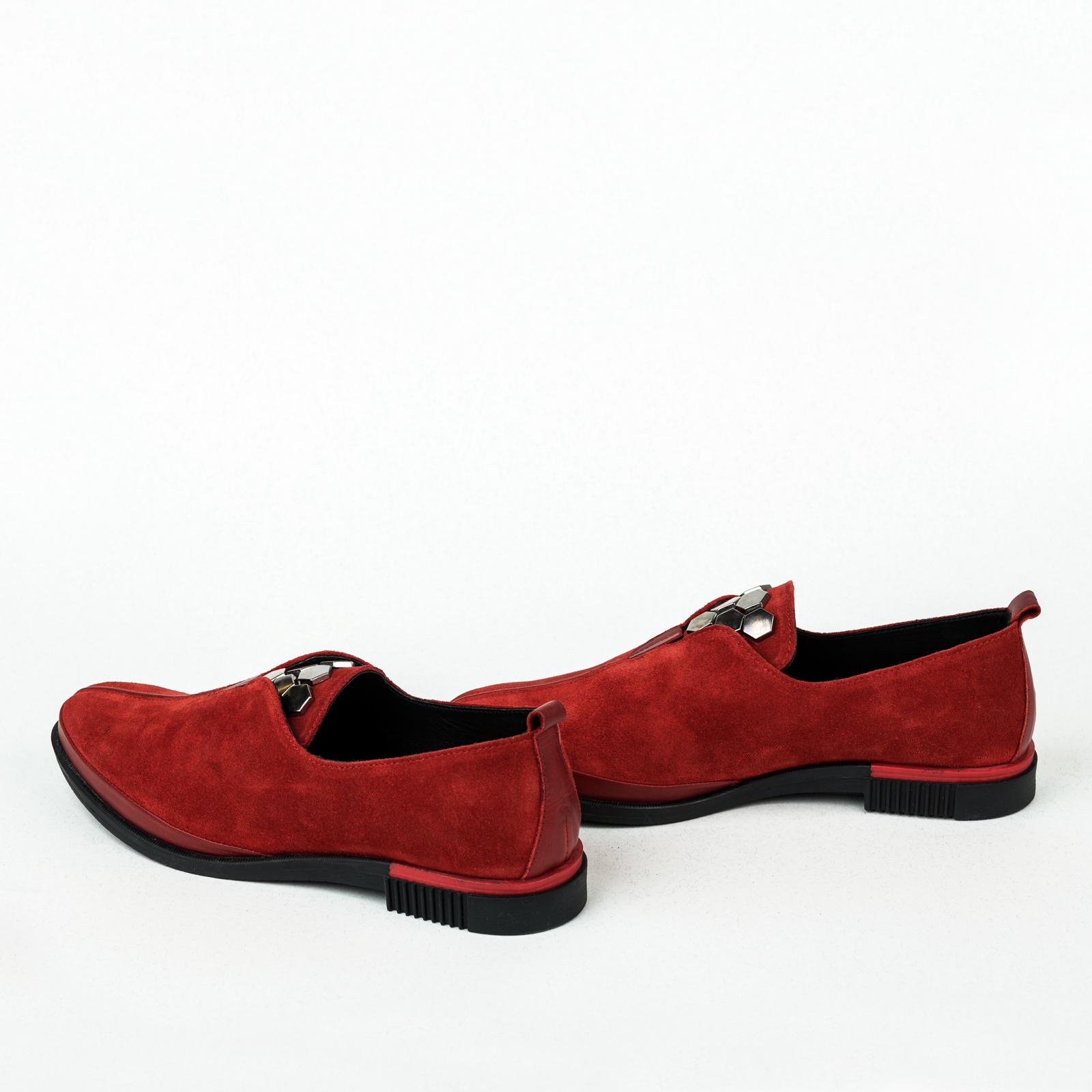 Leather shoes & flats B015 - CORAL
