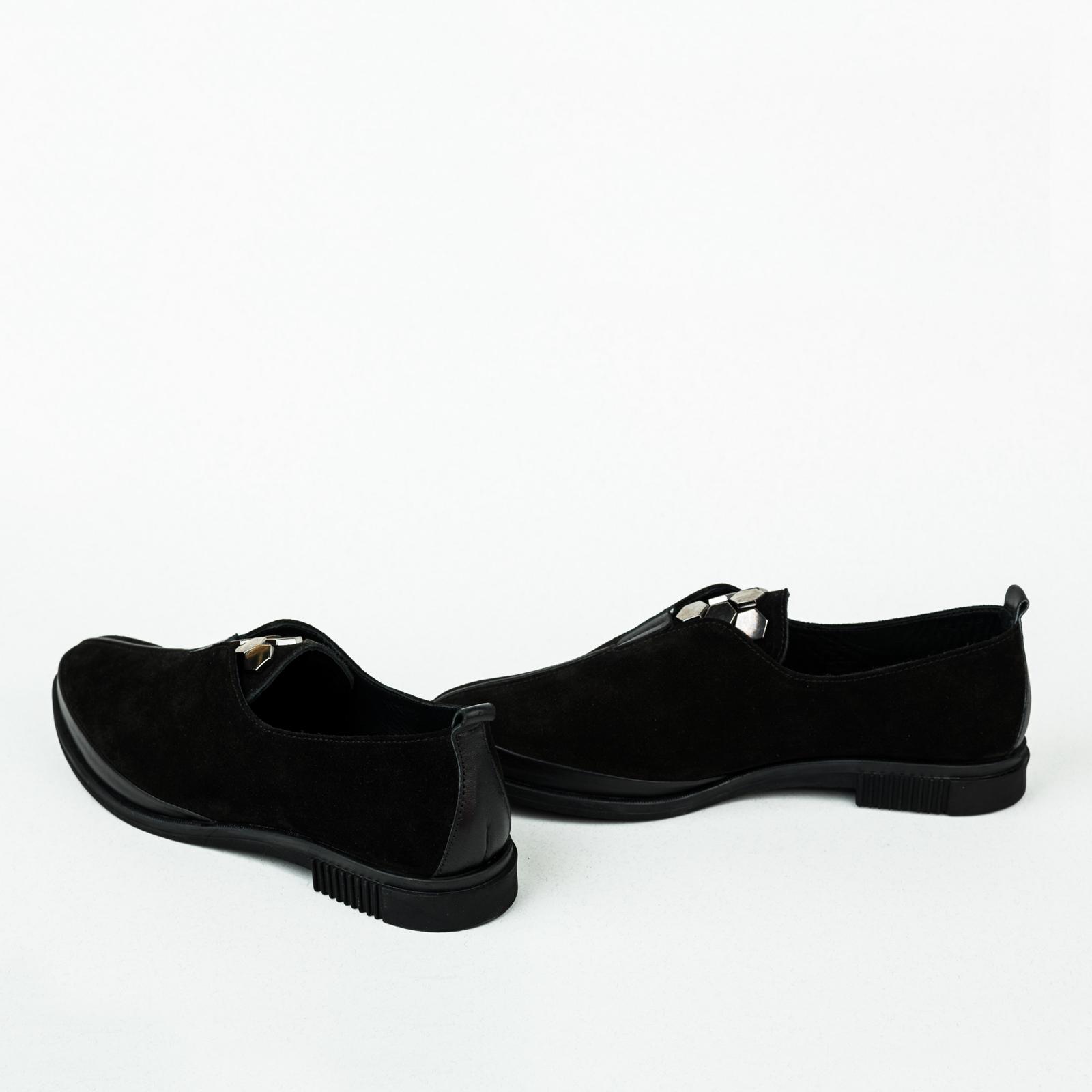 Kožne cipele B015 - CRNA