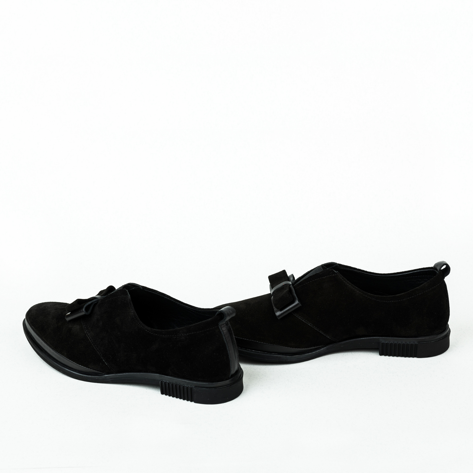 Kožne cipele B016 - CRNA