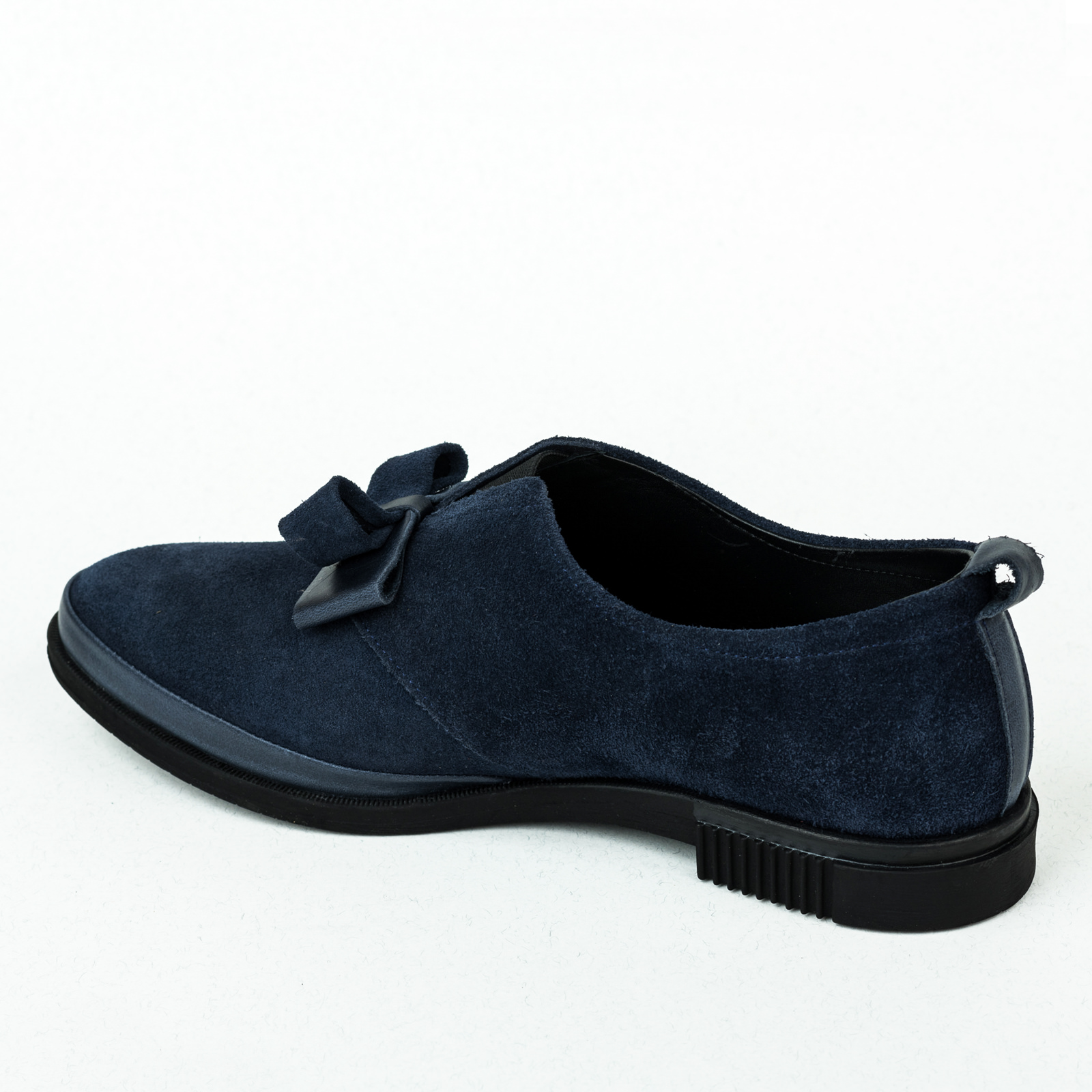 Leather shoes & flats B016 - NAVY