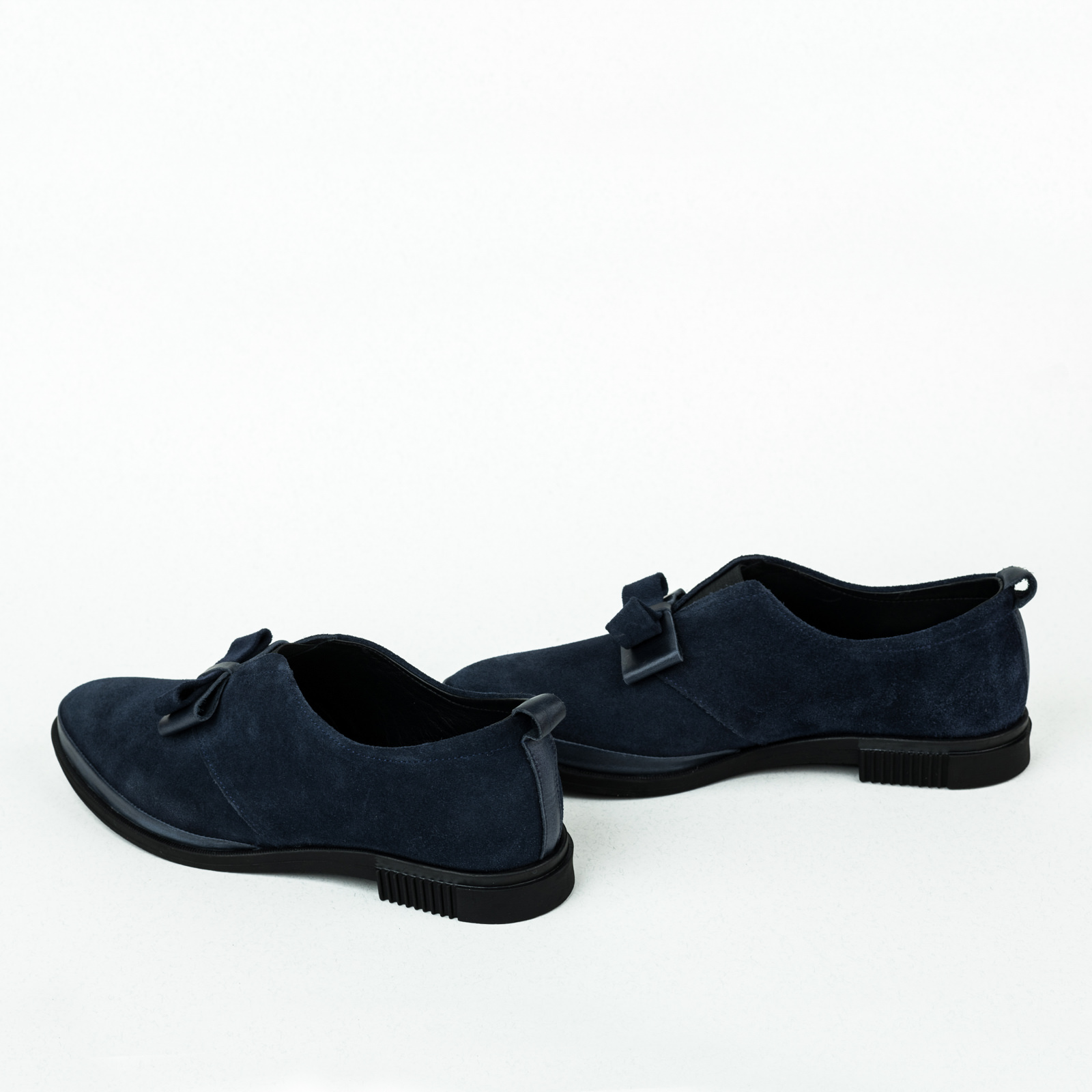 Leather shoes & flats B016 - NAVY