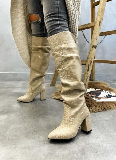 Women boots B037 - BEIGE