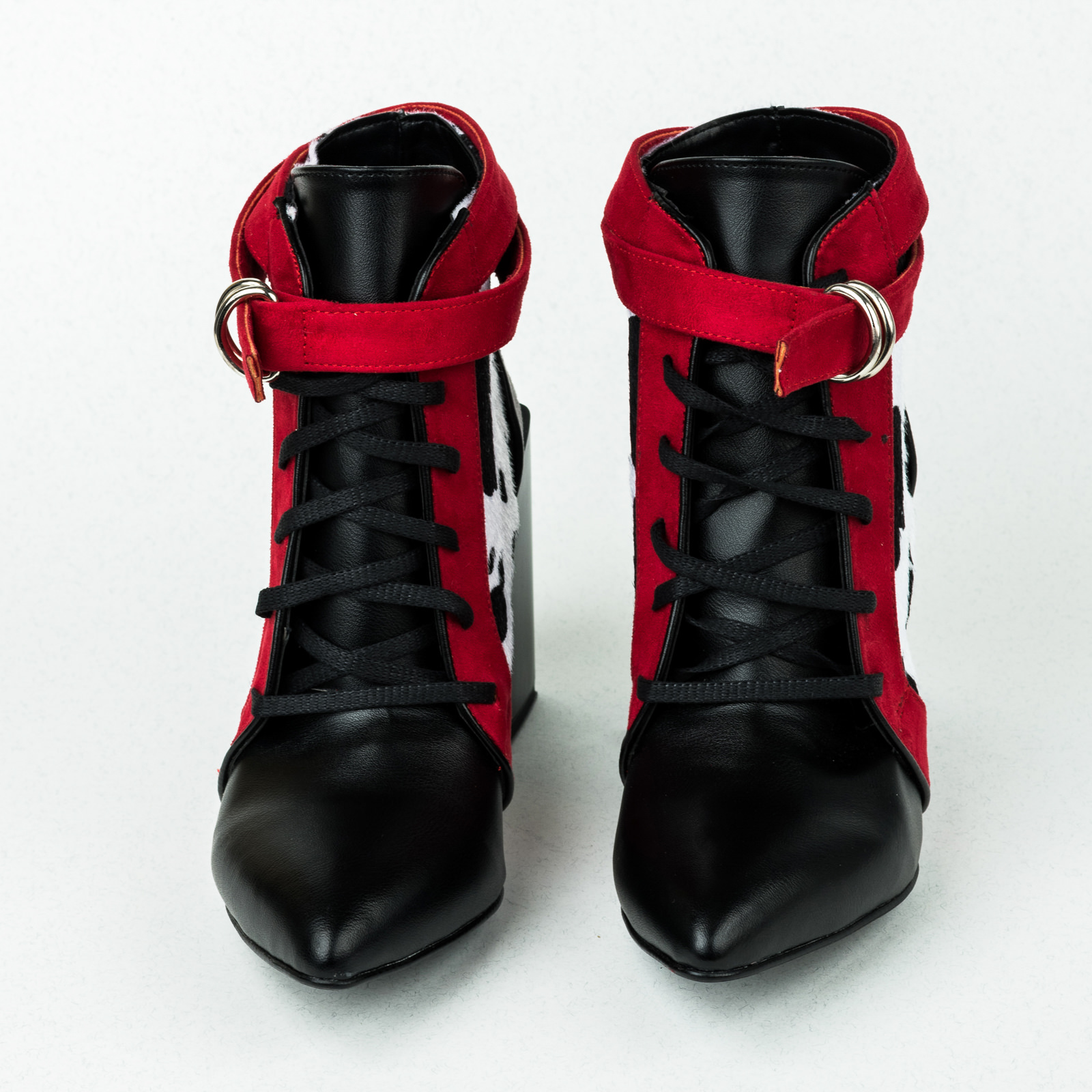 Women ankle boots B044 - RED