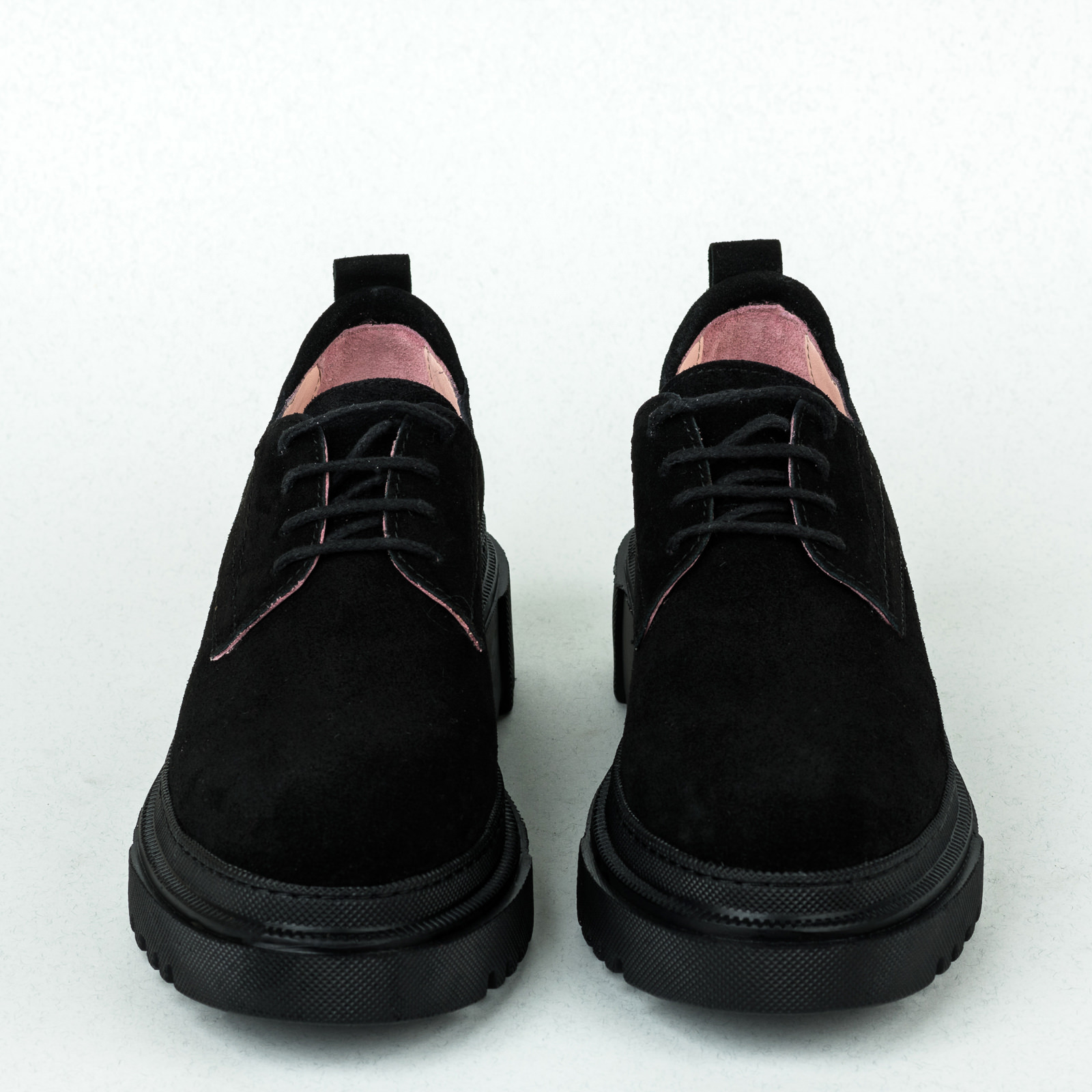 Kožne cipele B062 - CRNA