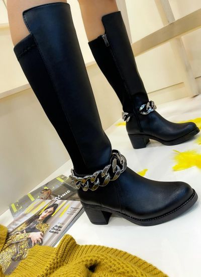 Women boots B125 - BLACK