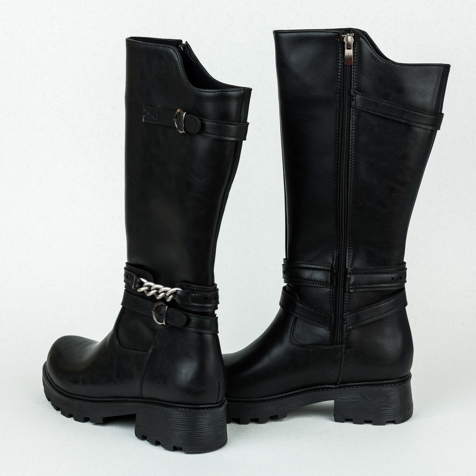 Women boots B129 - BLACK