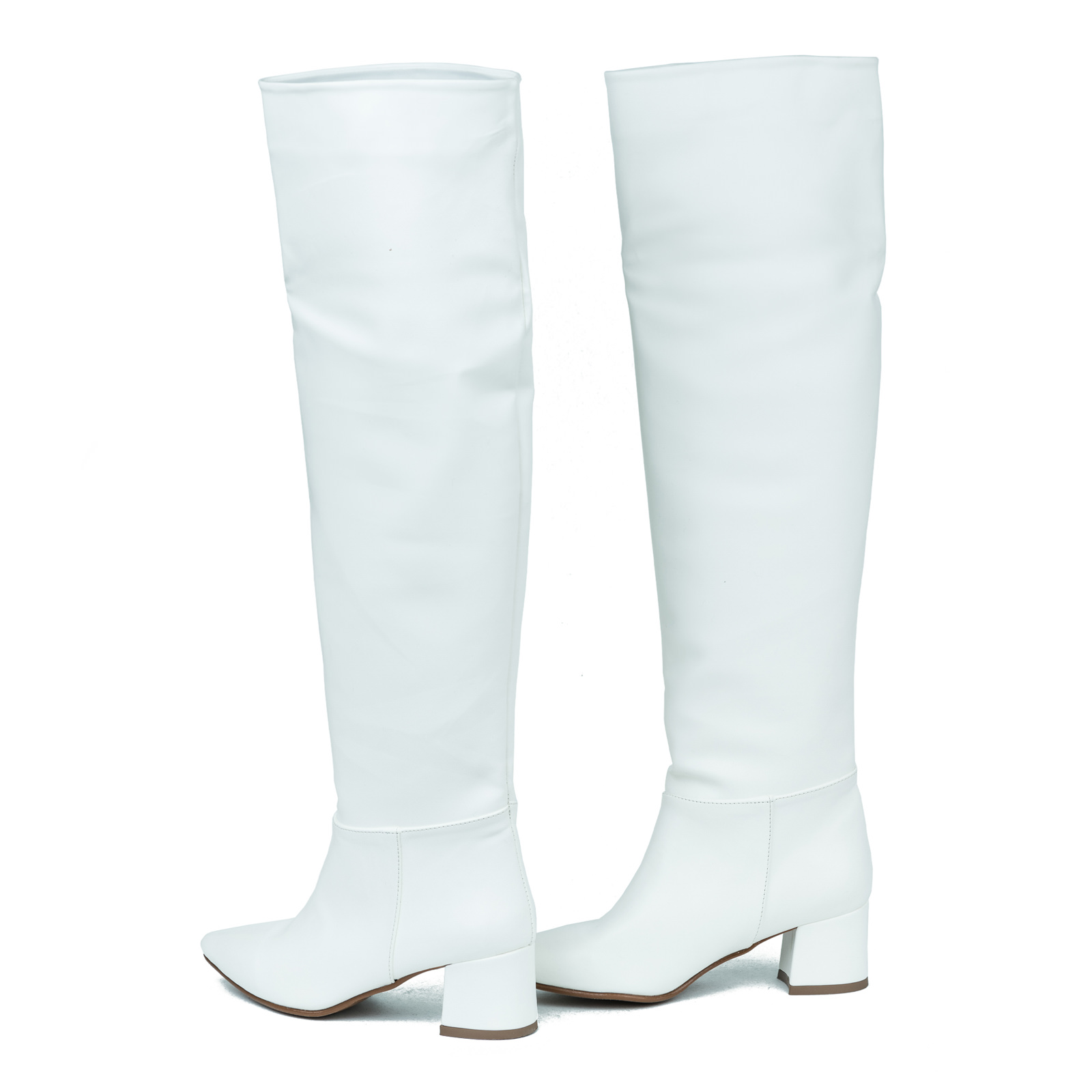 Women boots B132 - WHITE