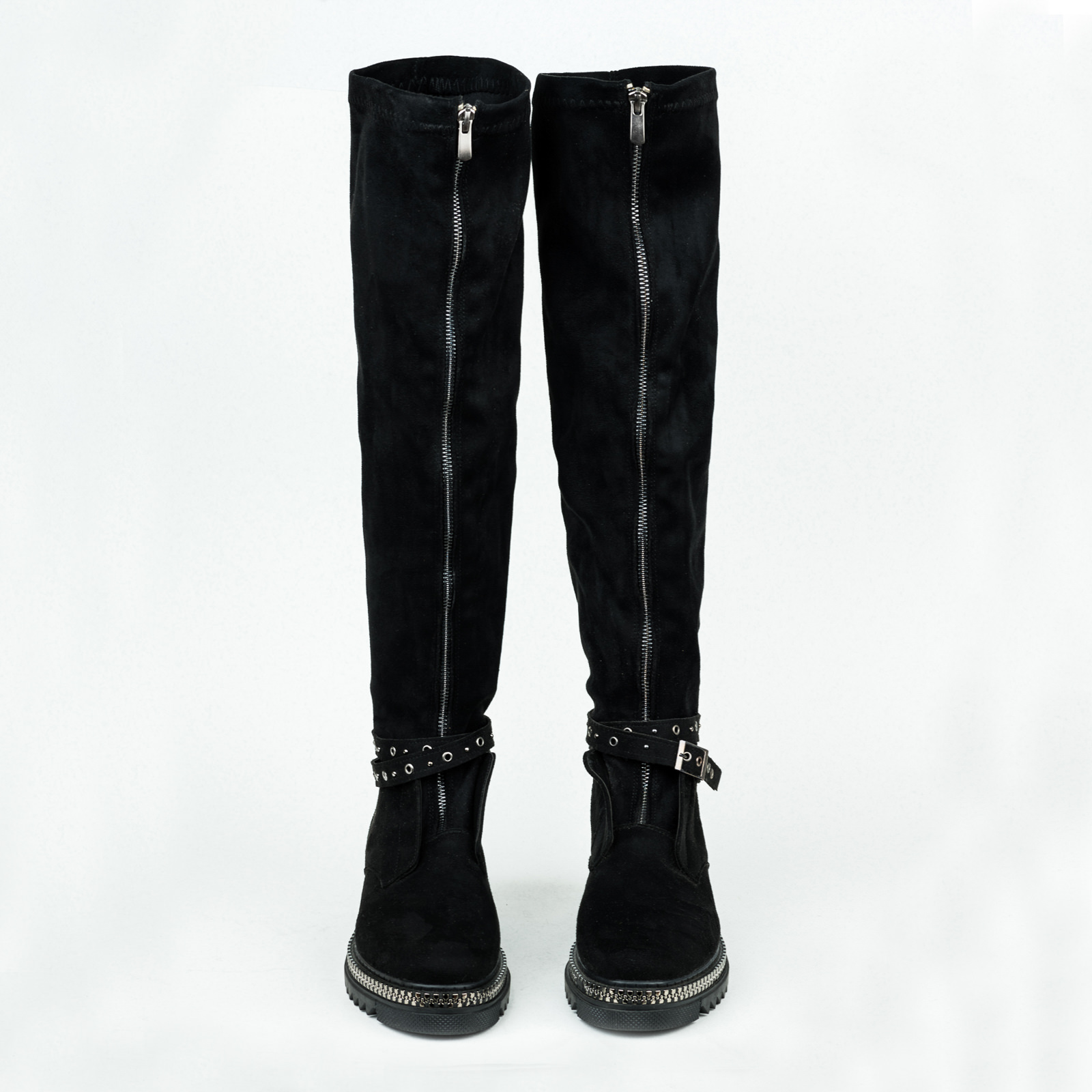 Women boots B136 - BLACK