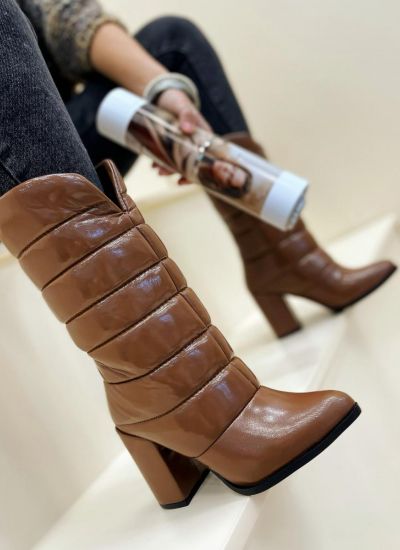 Women ankle boots B139 - CAMEL