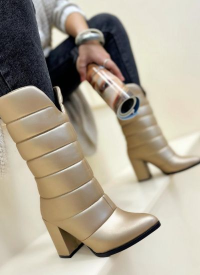 Women ankle boots B139 - GOLD