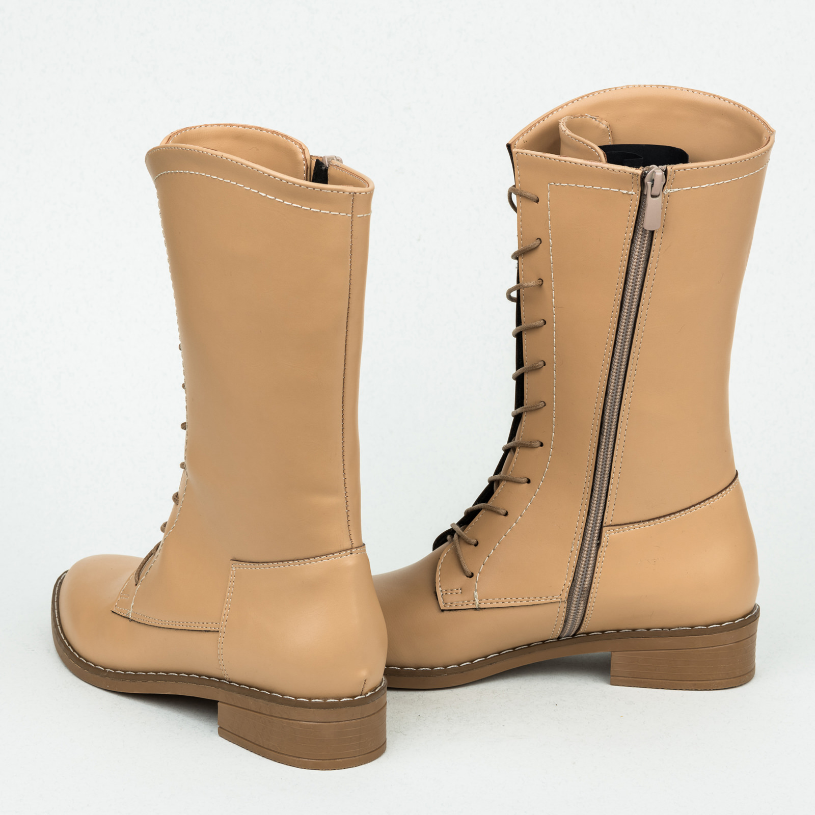 Women ankle boots B144 - BEIGE