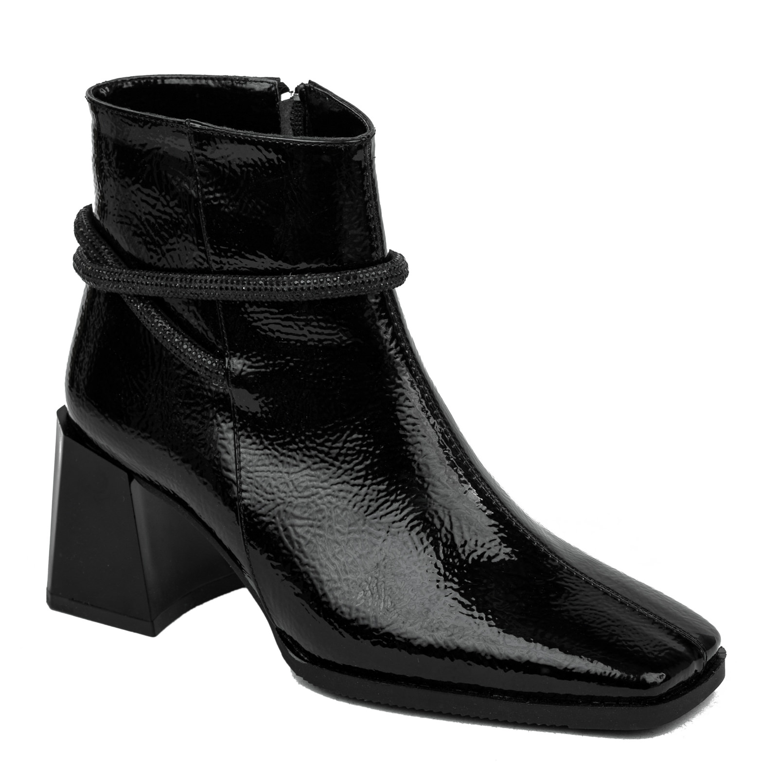 Women ankle boots B159 - BLACK