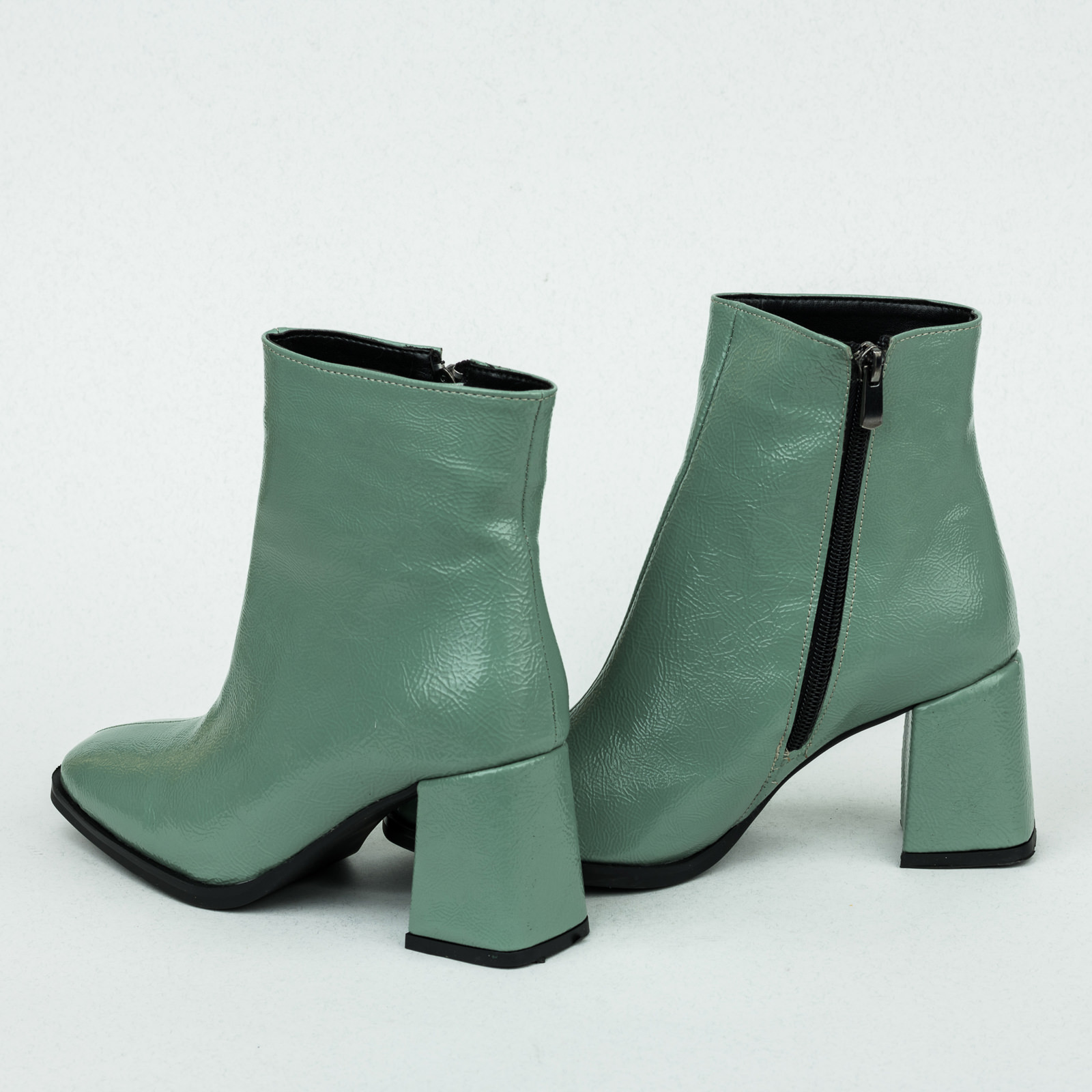 Women ankle boots B161 - GREEN