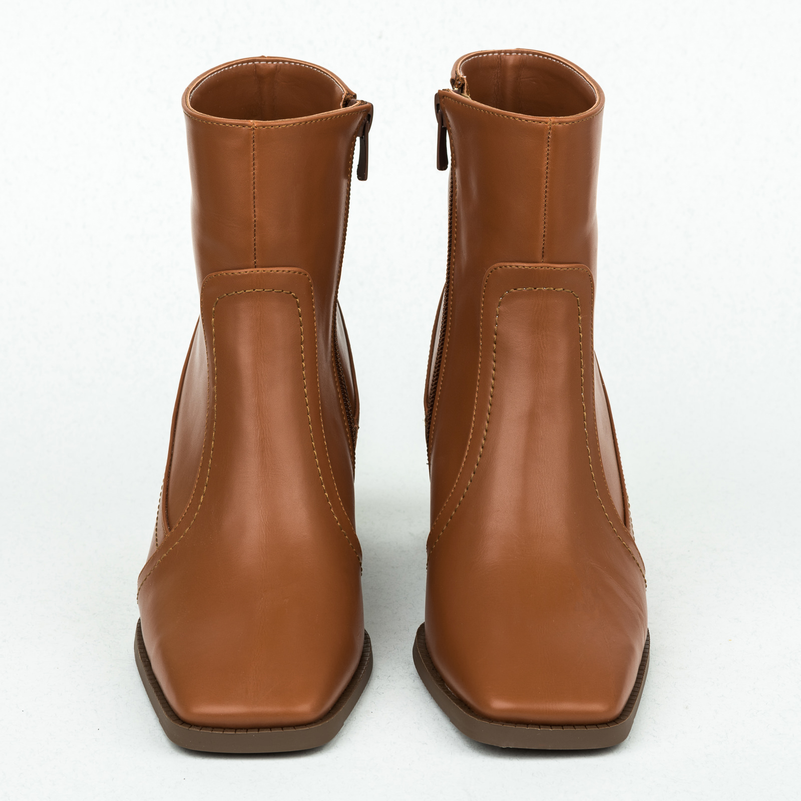 Women ankle boots B163 - CAMEL
