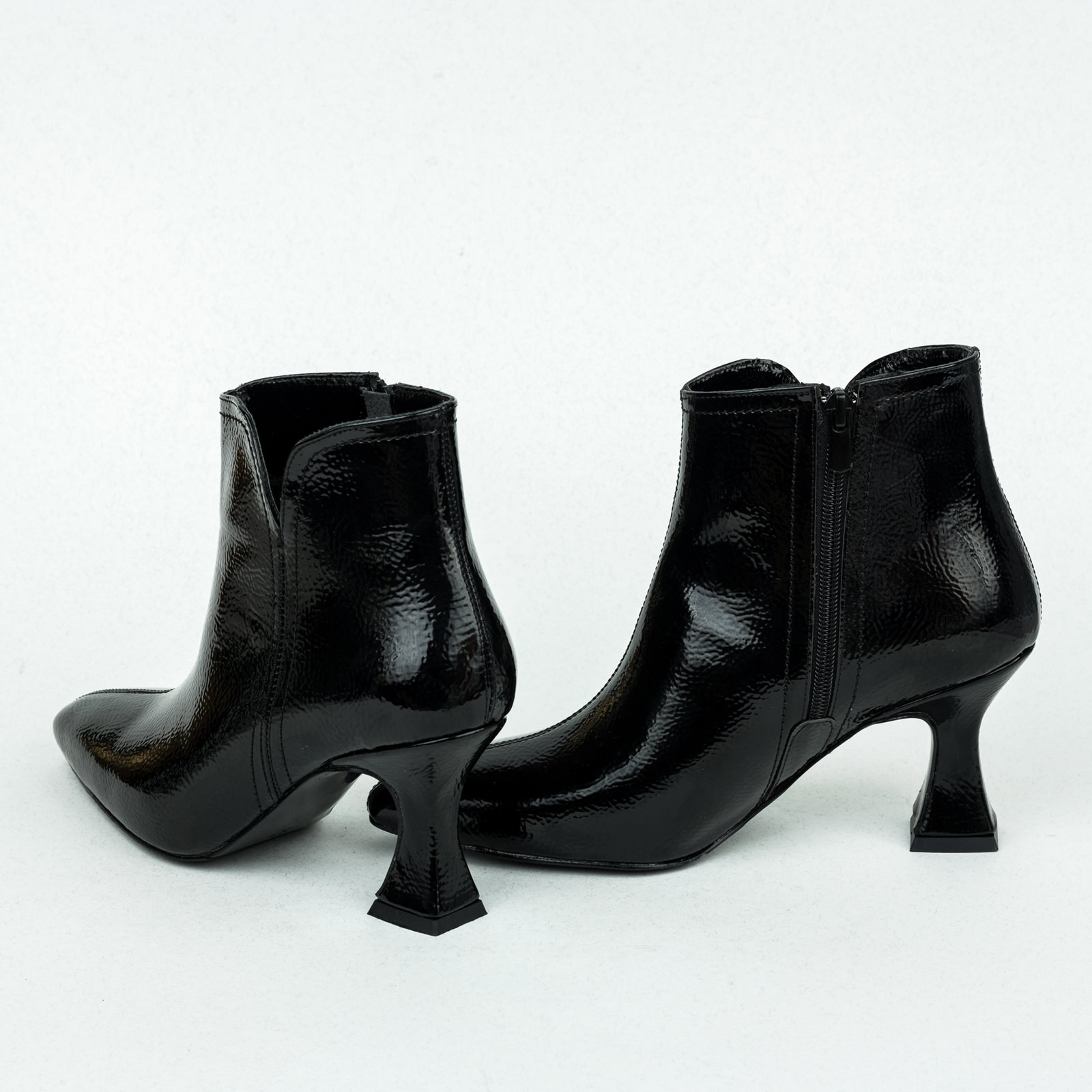 Women ankle boots B165 - BLACK
