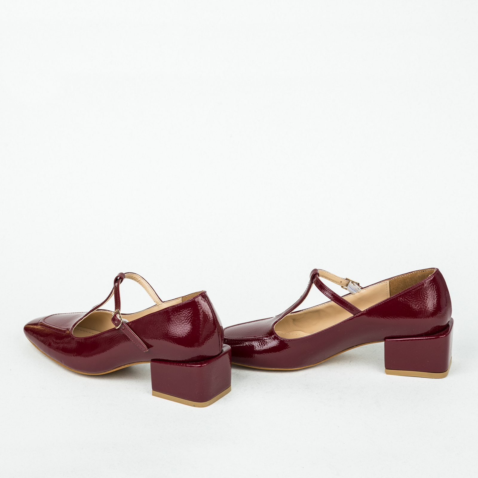 High-heels B175 - WINE RED
