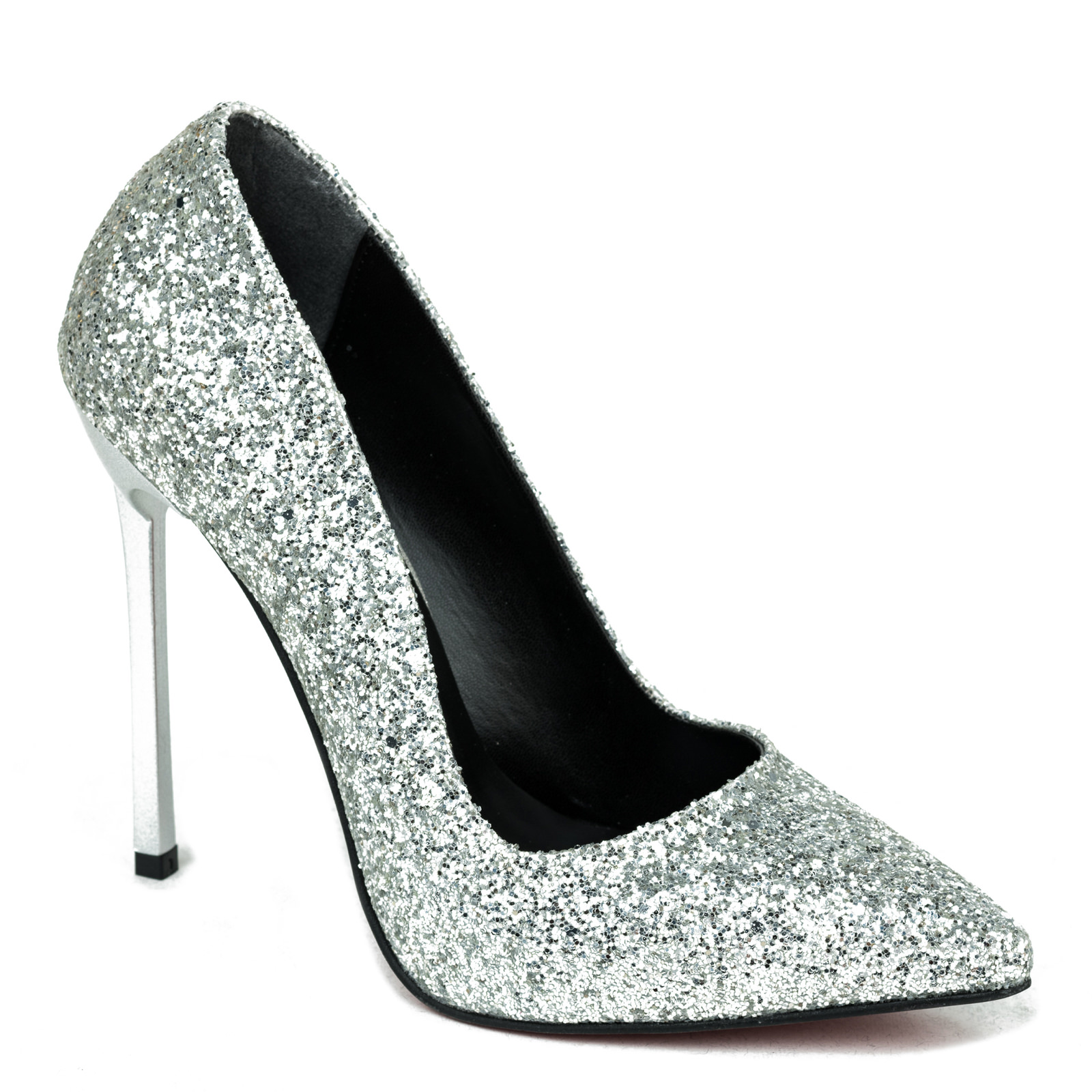High-heels B181 - SILVER