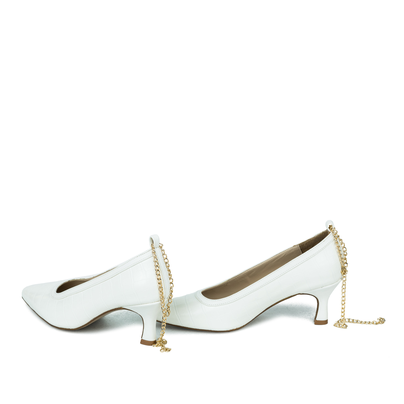 High-heels B184 - WHITE