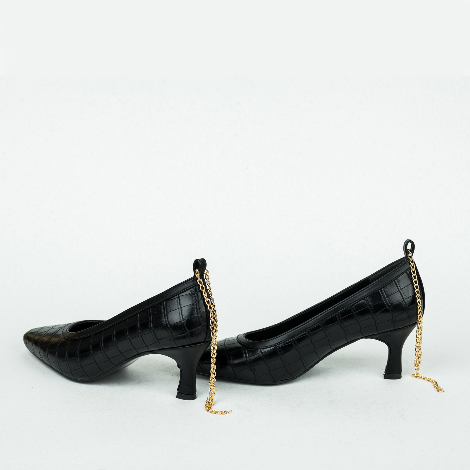 High-heels B184 - BLACK