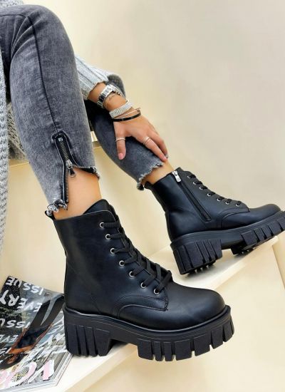 Women ankle boots B192 - BLACK