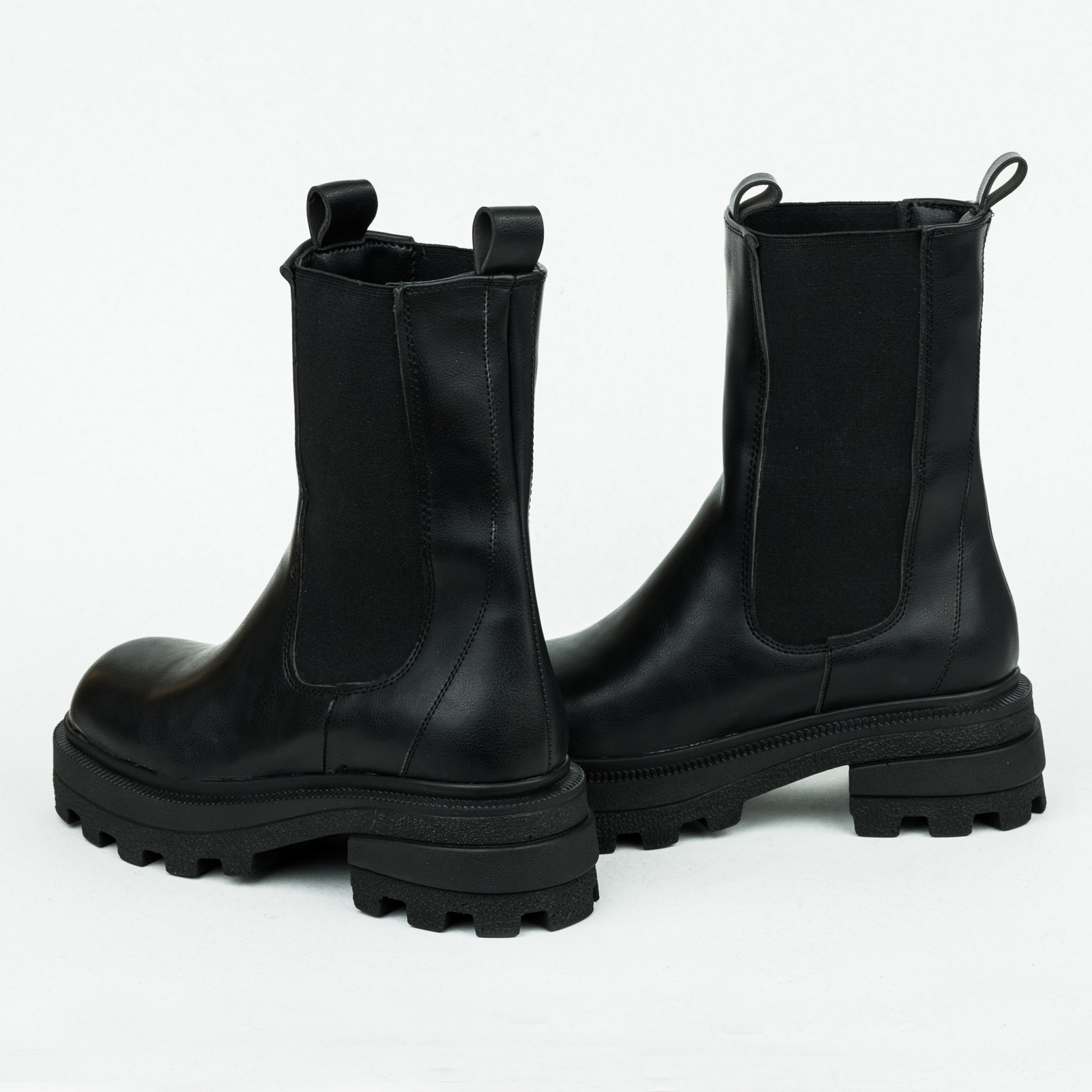 Women ankle boots B197 - BLACK