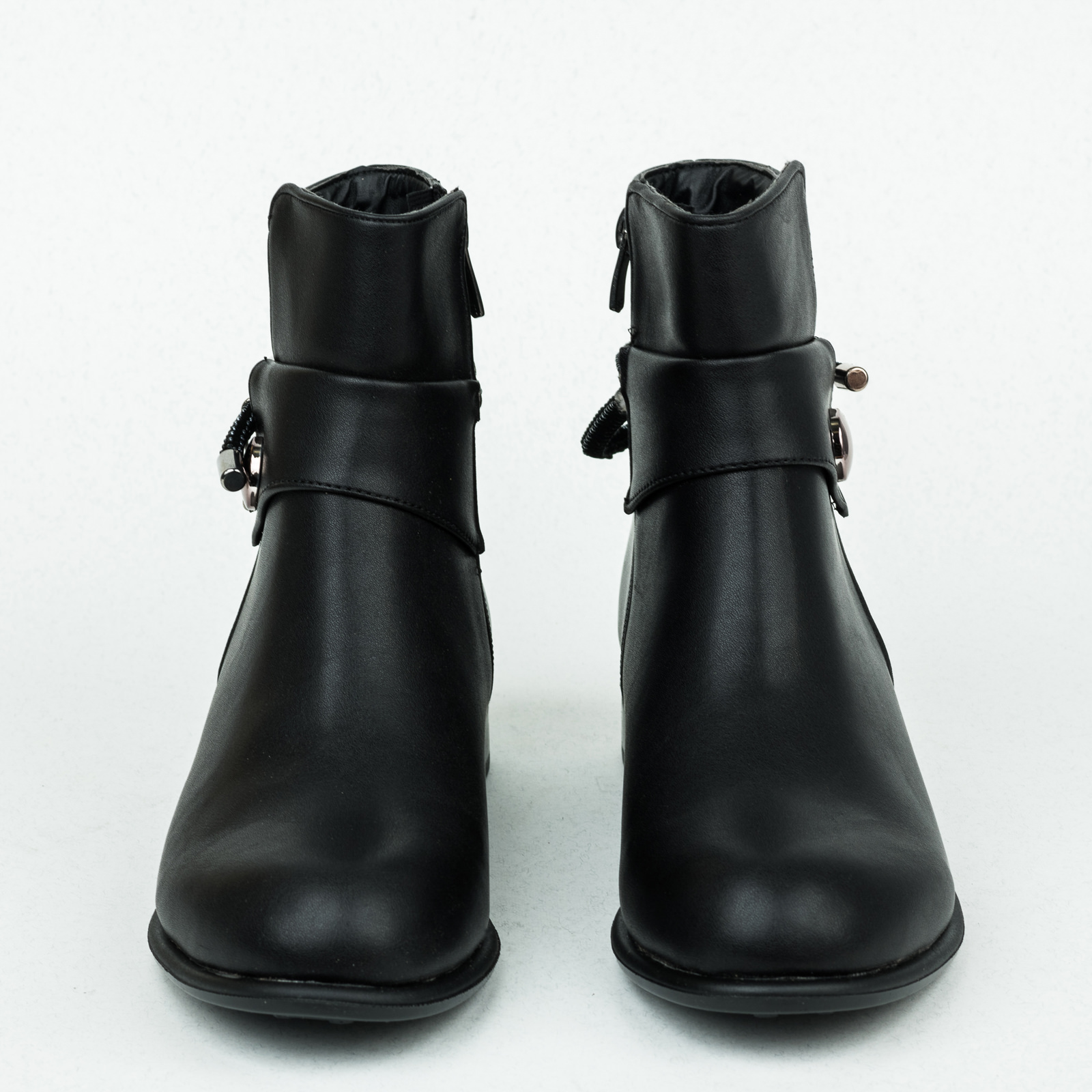 Women ankle boots B199 - BLACK