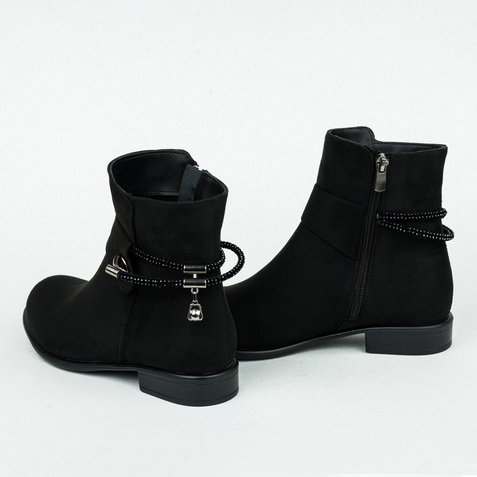 Women ankle boots B200 - BLACK