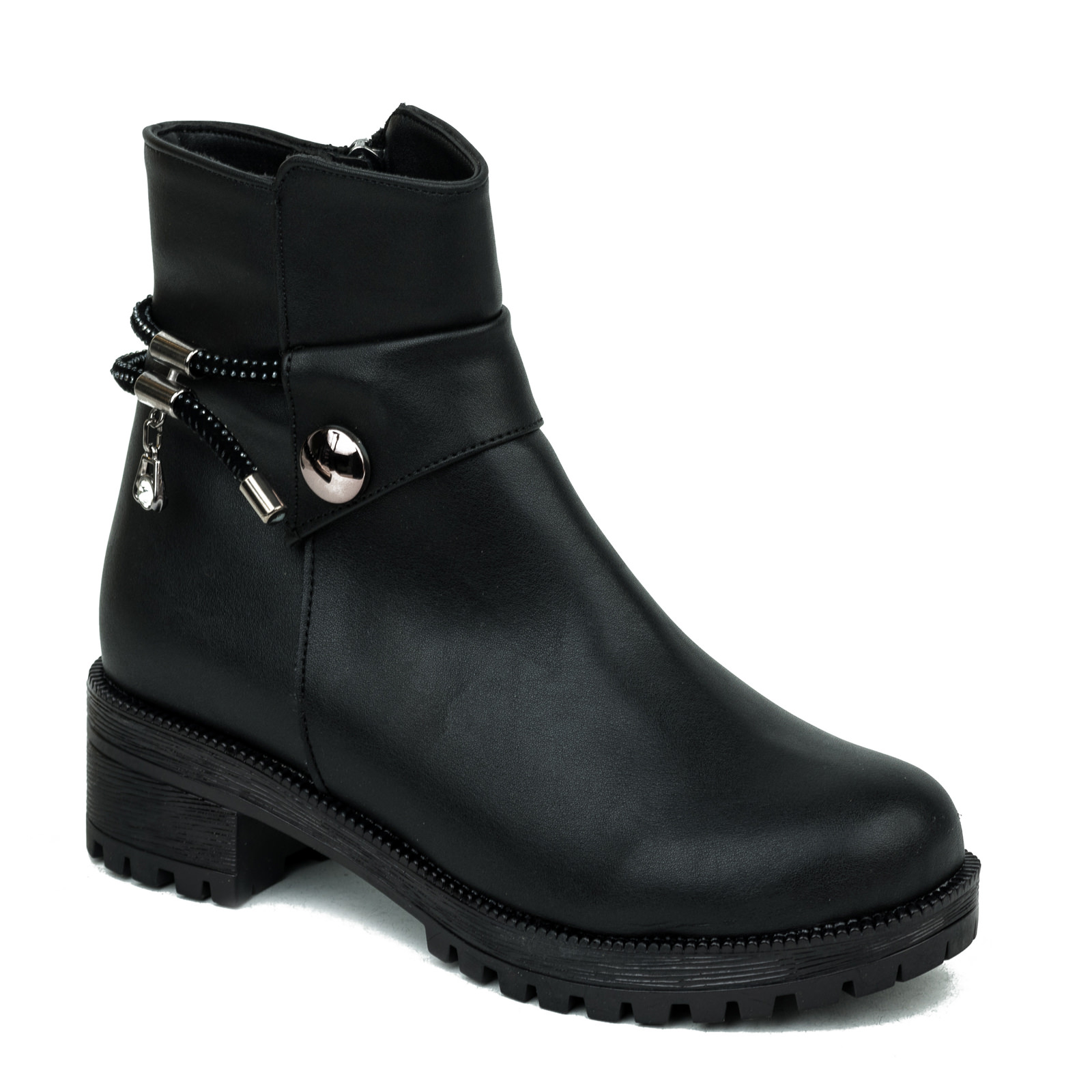 Women ankle boots B201 - BLACK