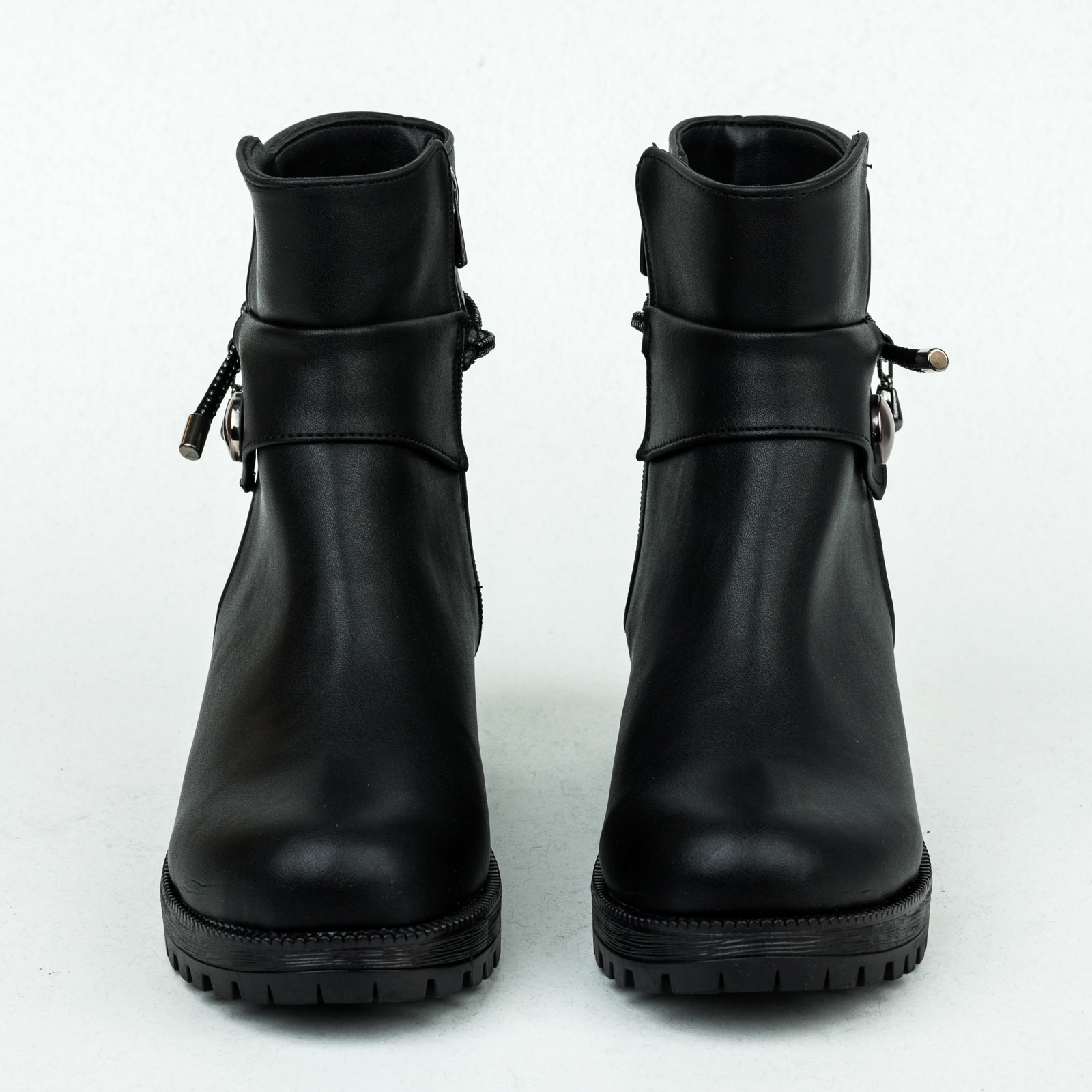 Women ankle boots B201 - BLACK