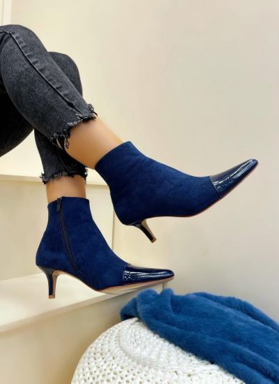 Women ankle boots B225 - BLUE