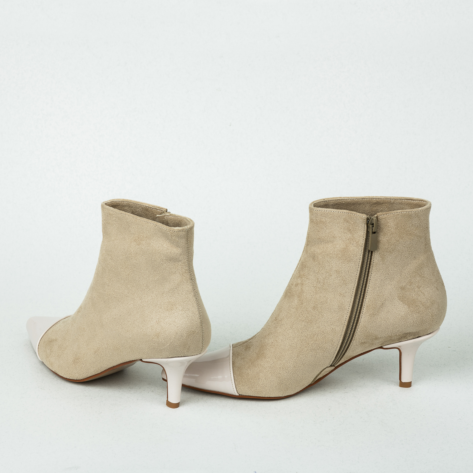 Women ankle boots B225 - BEIGE